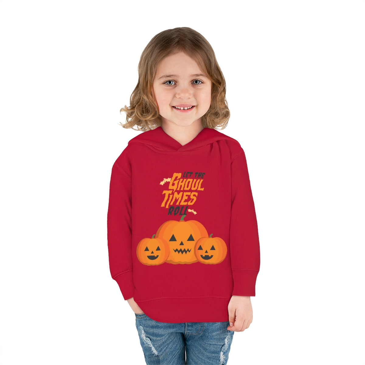 Let The Ghoul Times Roll Toddler Pullover Fleece Hoodie