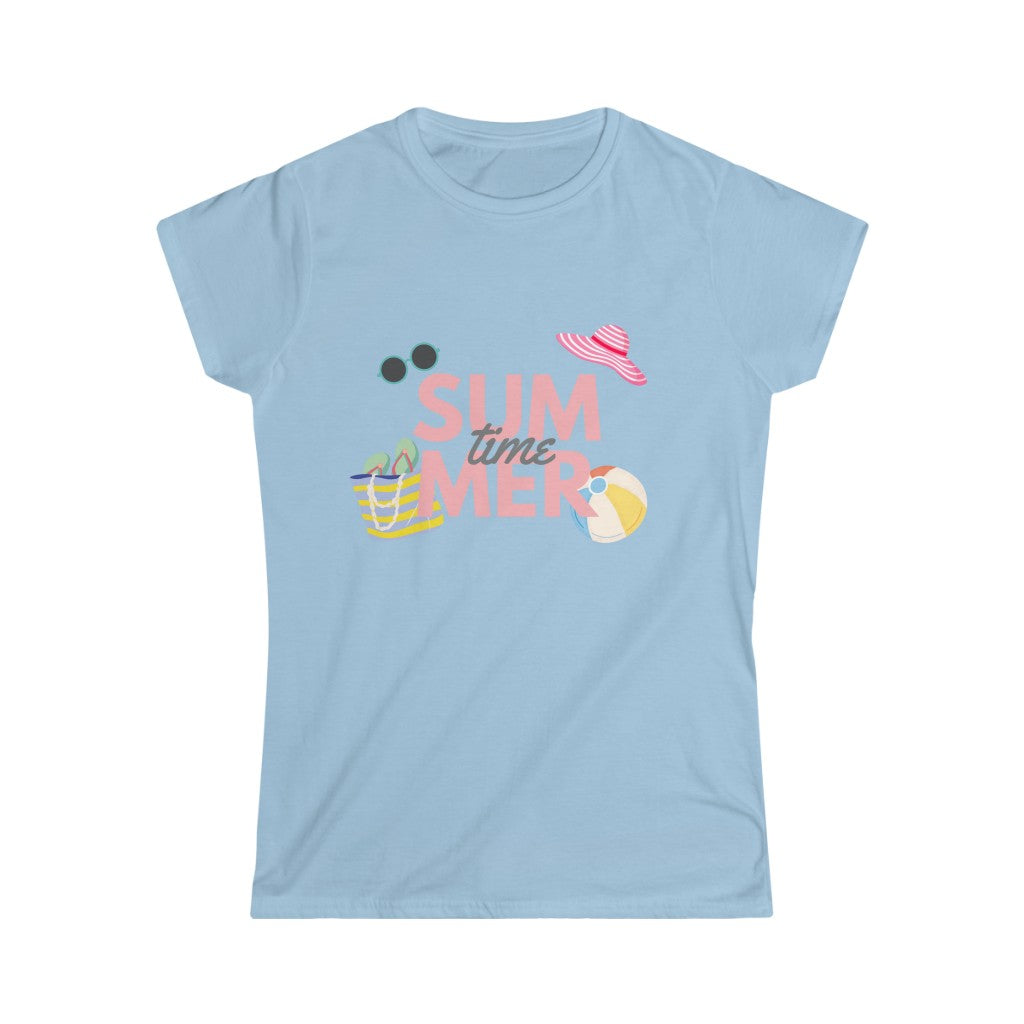 Summer Time Women's Softstyle Tee