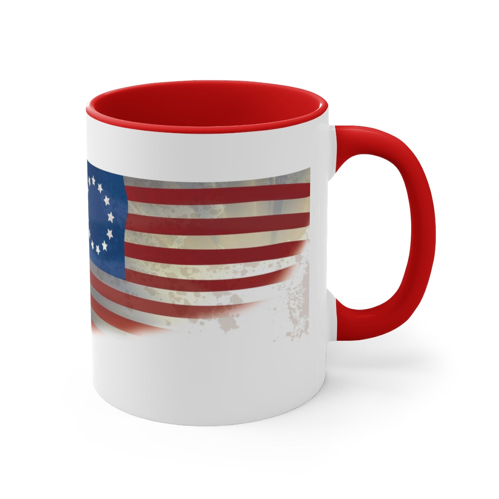 My Flag Accent Coffee Mug, 11oz