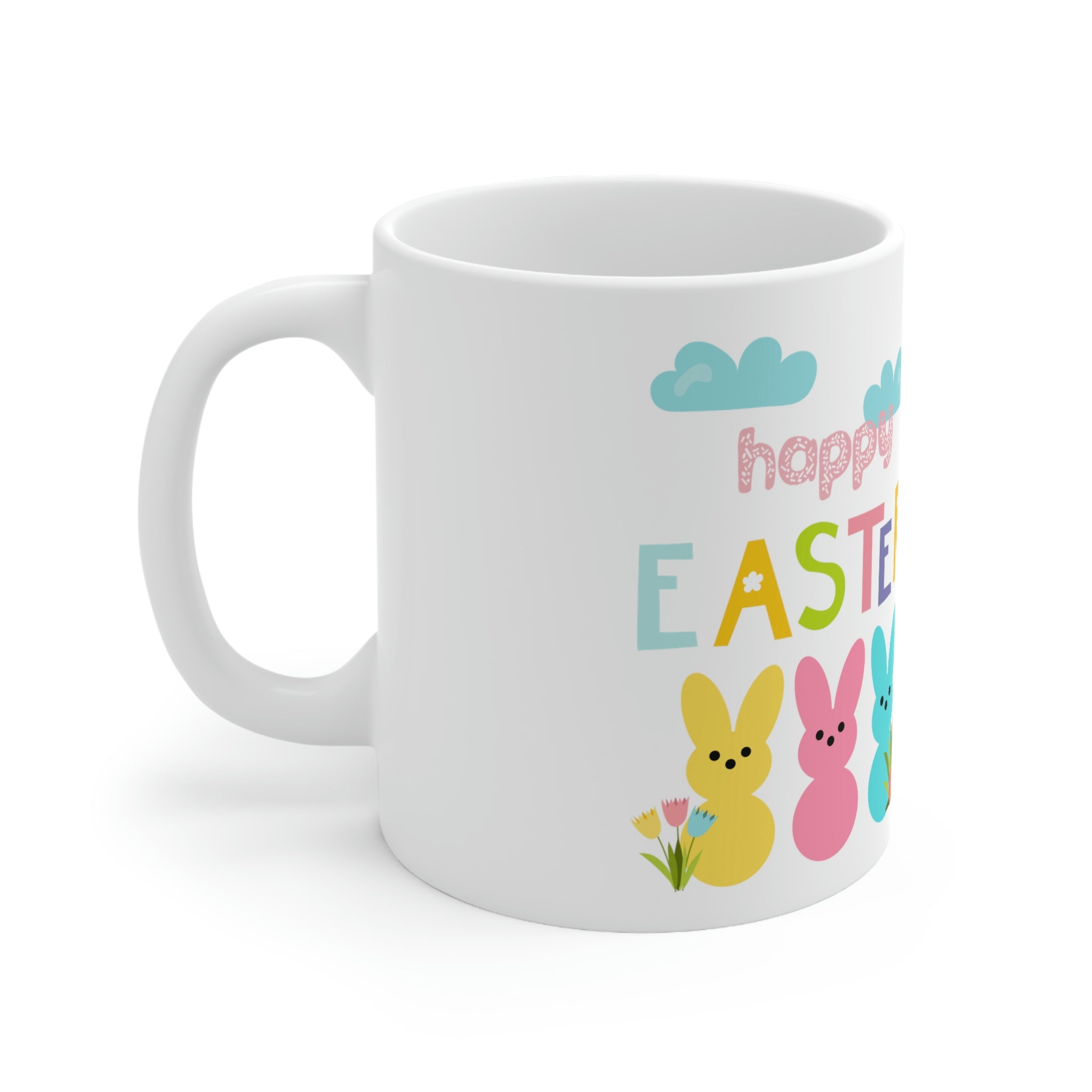 Happy Easter Bunny Ceramic Mug 11oz