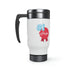 Mom You're No.1 Stainless Steel Travel Mug with Handle, 14oz