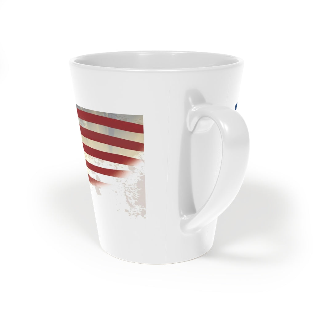 Old Glory Latte Mug, 12oz