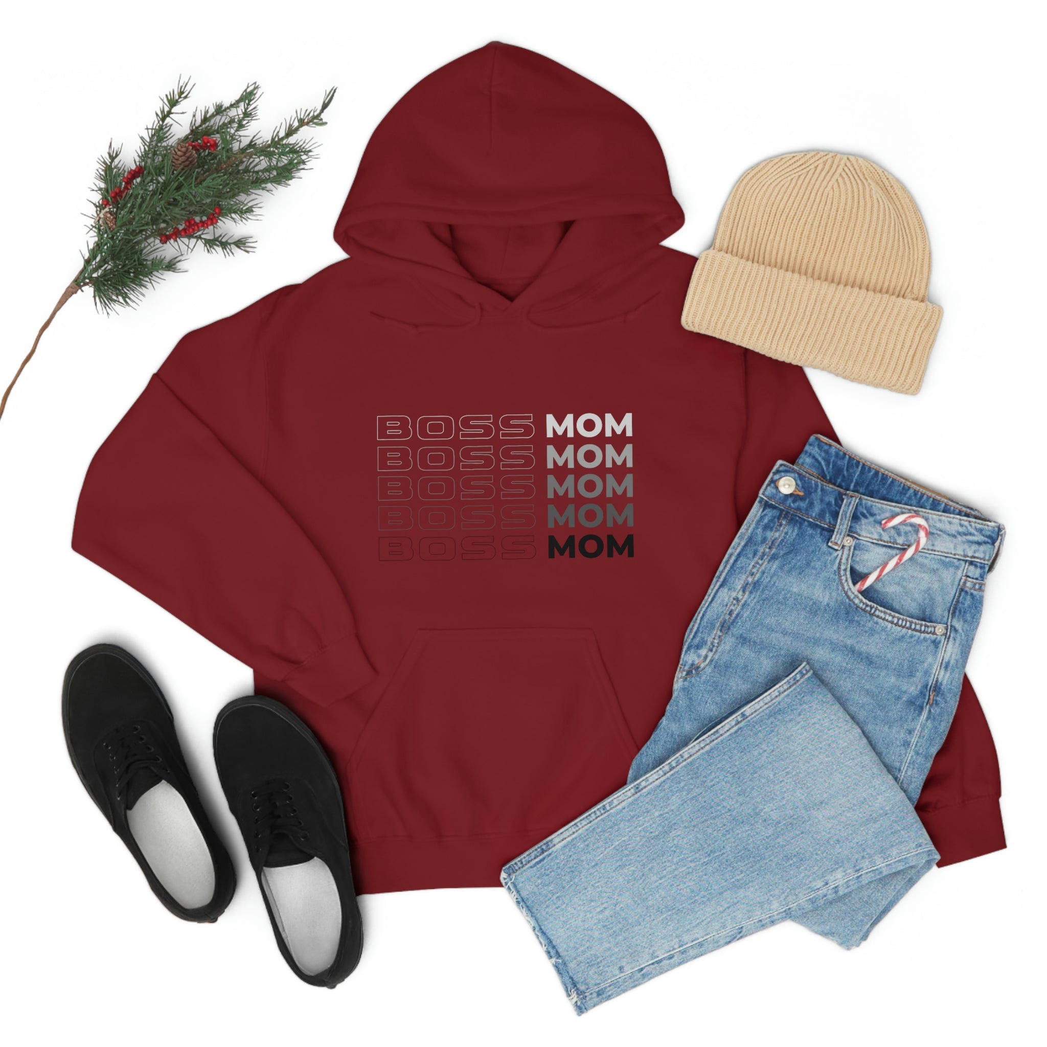 Boss Mom Unisex Heavy Blend™ Hooded Sweatshirt