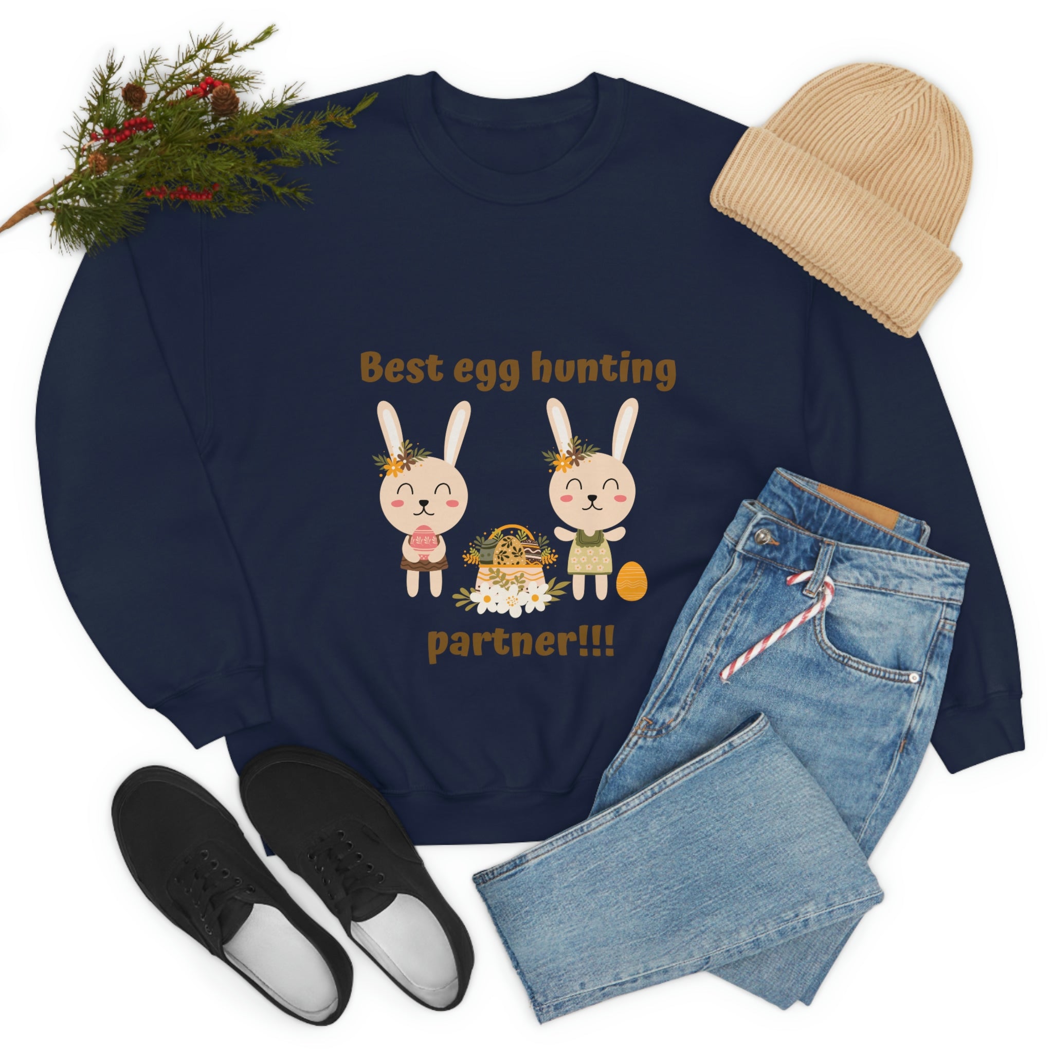 Egg Easter Partner Unisex Heavy Blend™ Crewneck Sweatshirt