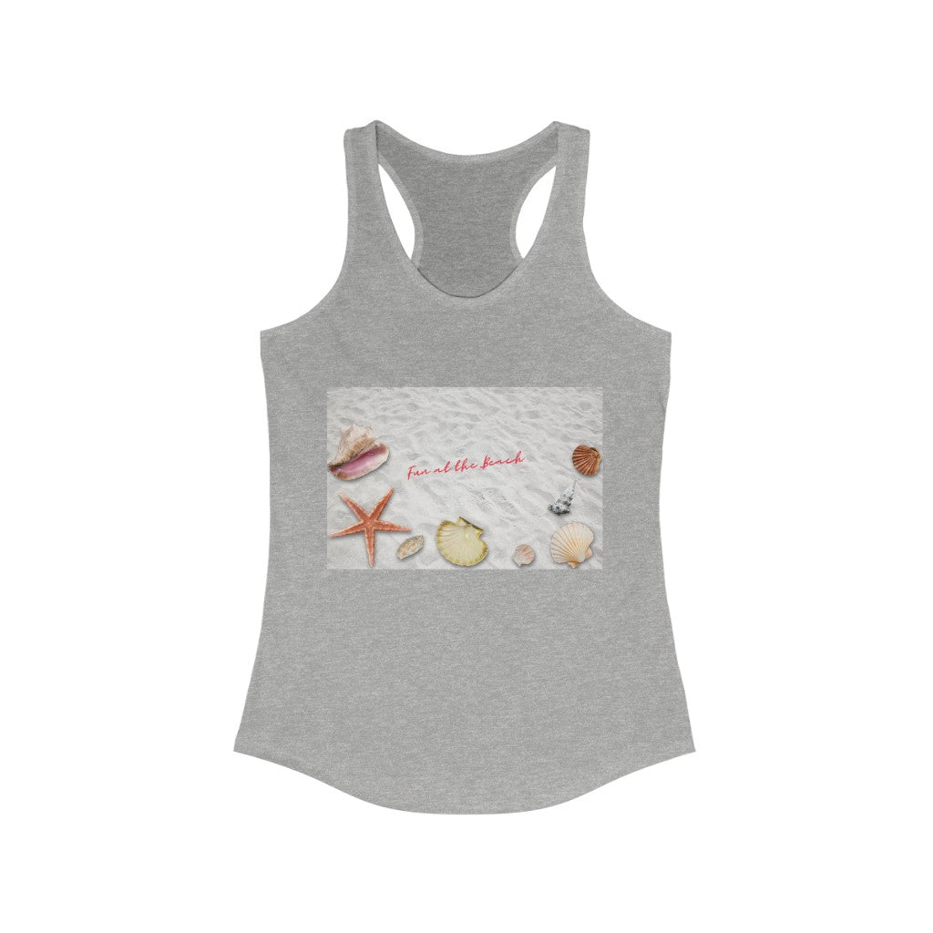 Fun at the Beach Women's Ideal Racerback Tank