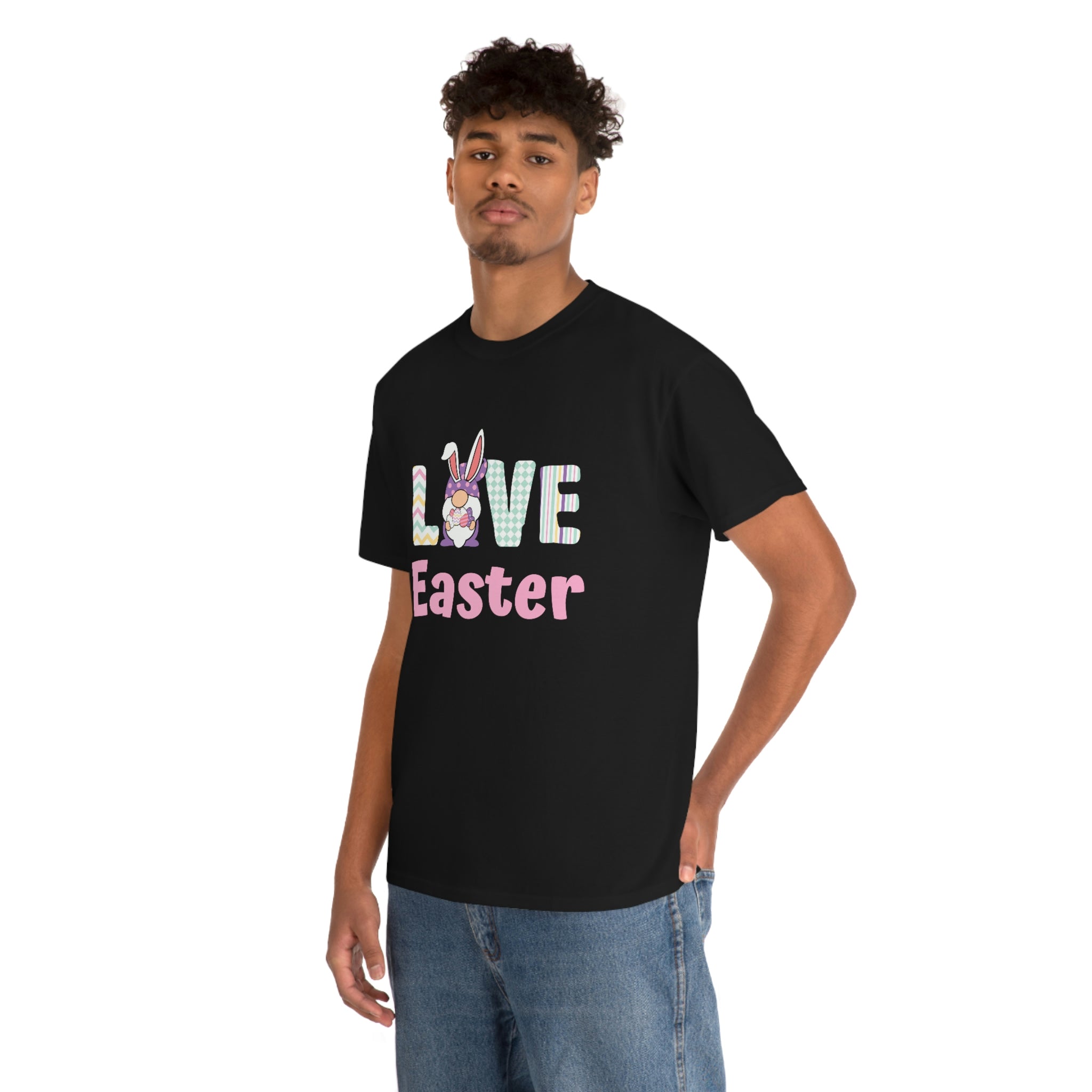 Gnome Love Easter Unisex Heavy Cotton Tee