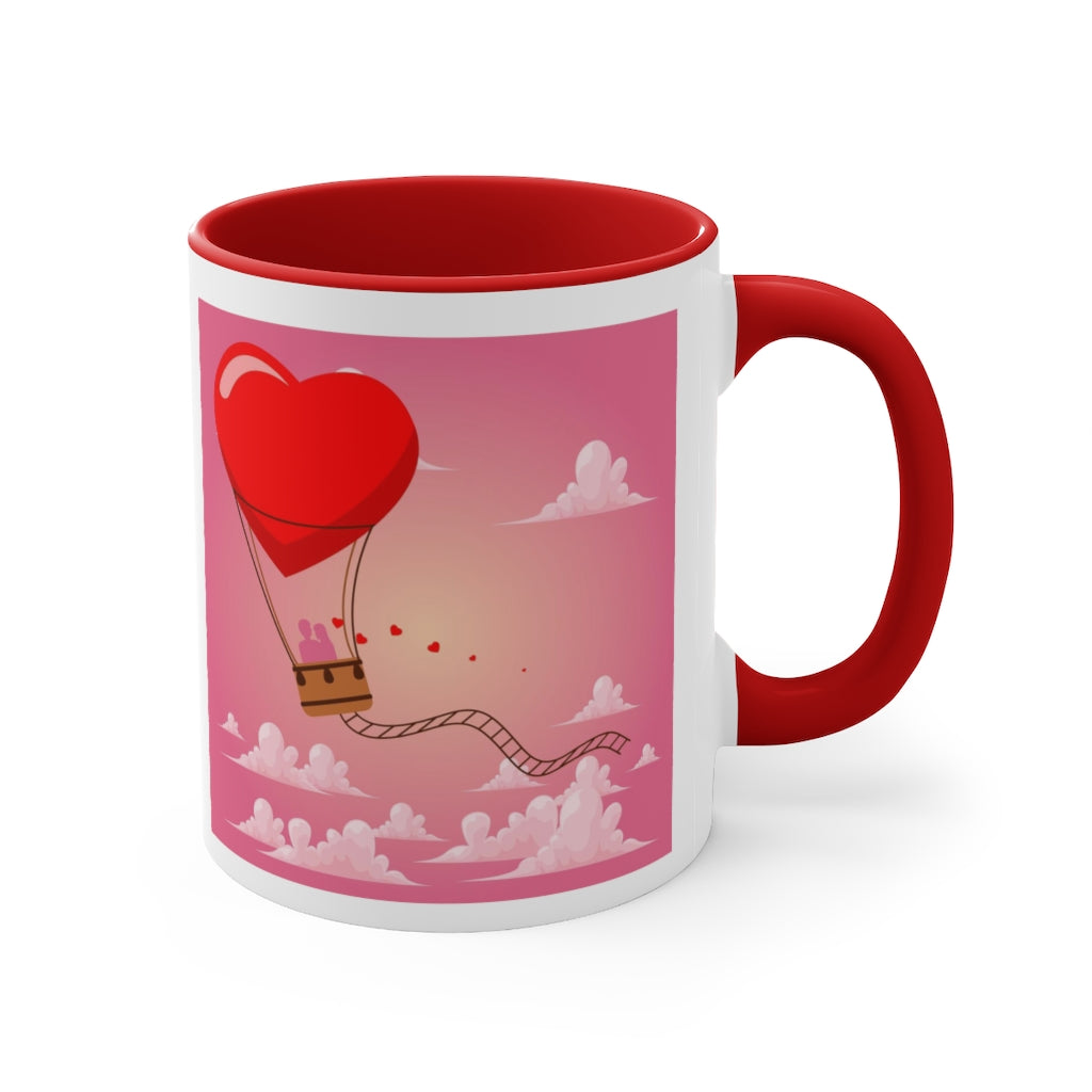 Happy Valentine's Day Accent Mug