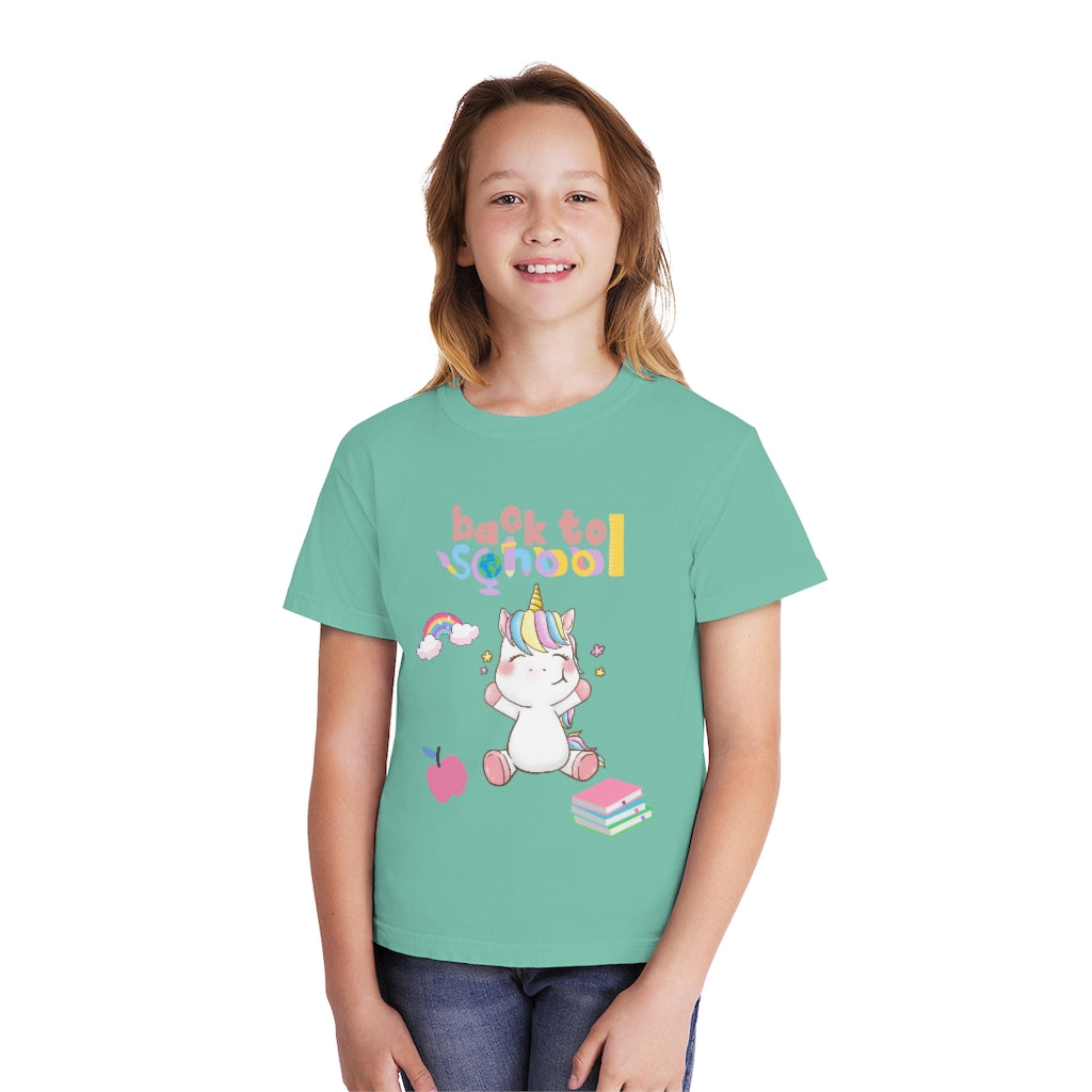 Back to School Unicorn Youth Midweight Tee