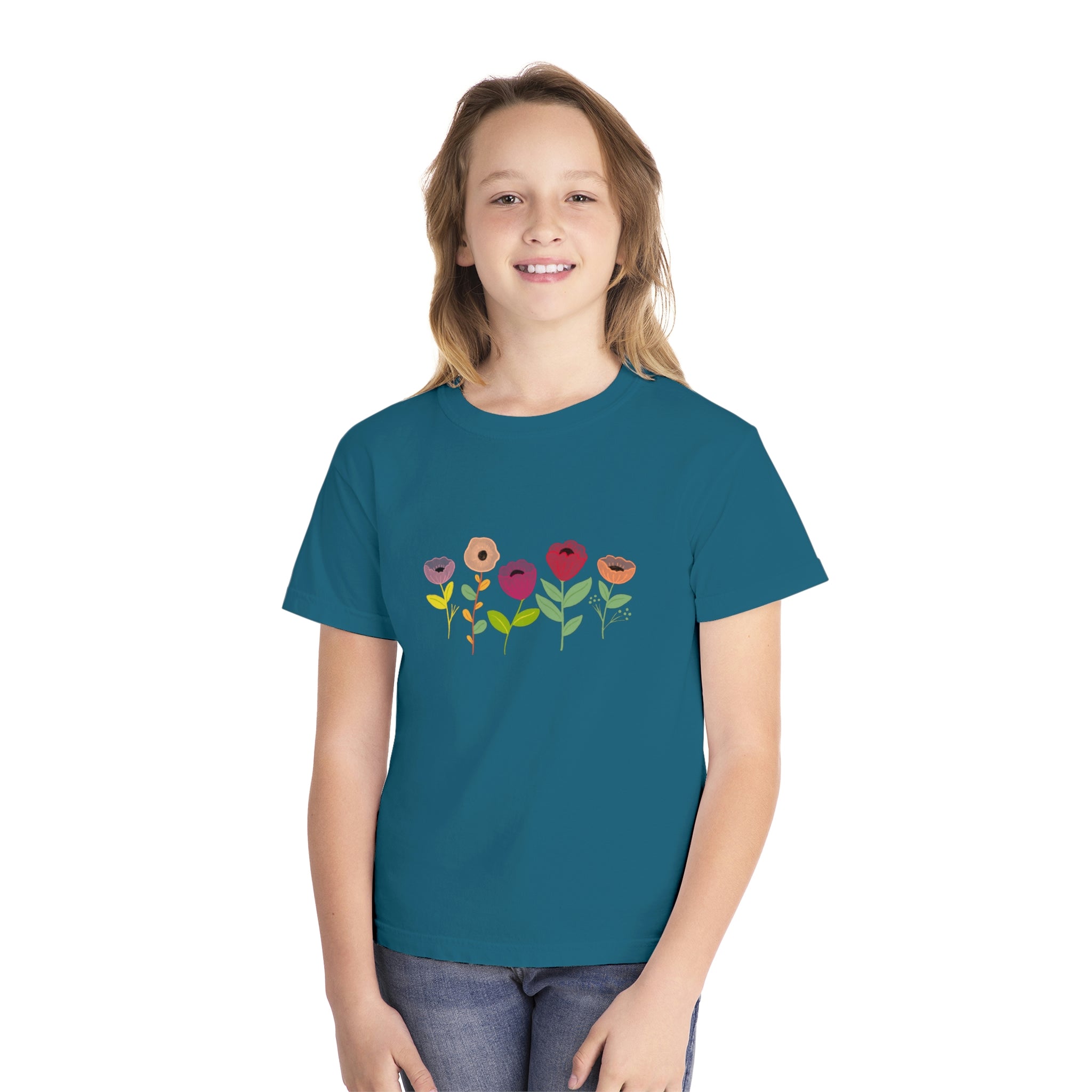 Spring Flowers Youth Midweight Tee
