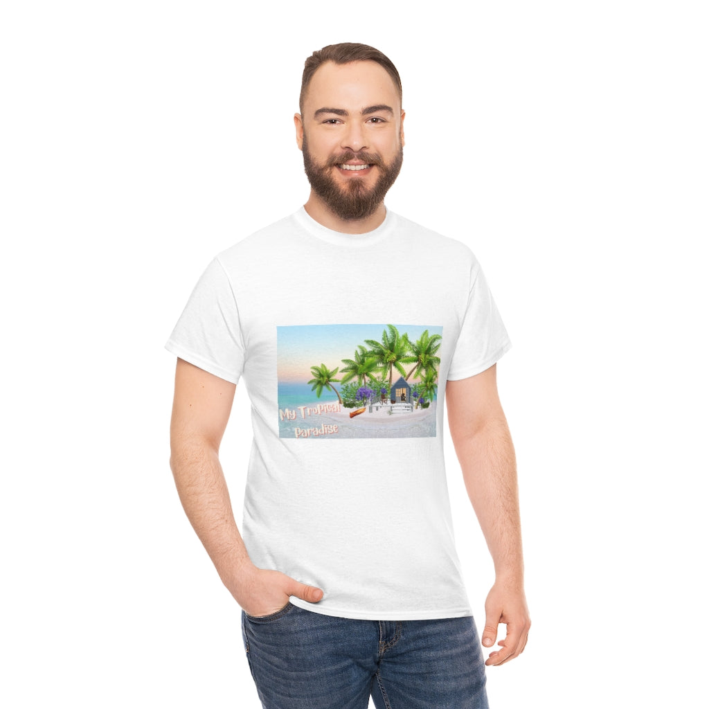 My Tropical Paradise Unisex Heavy Cotton Tee