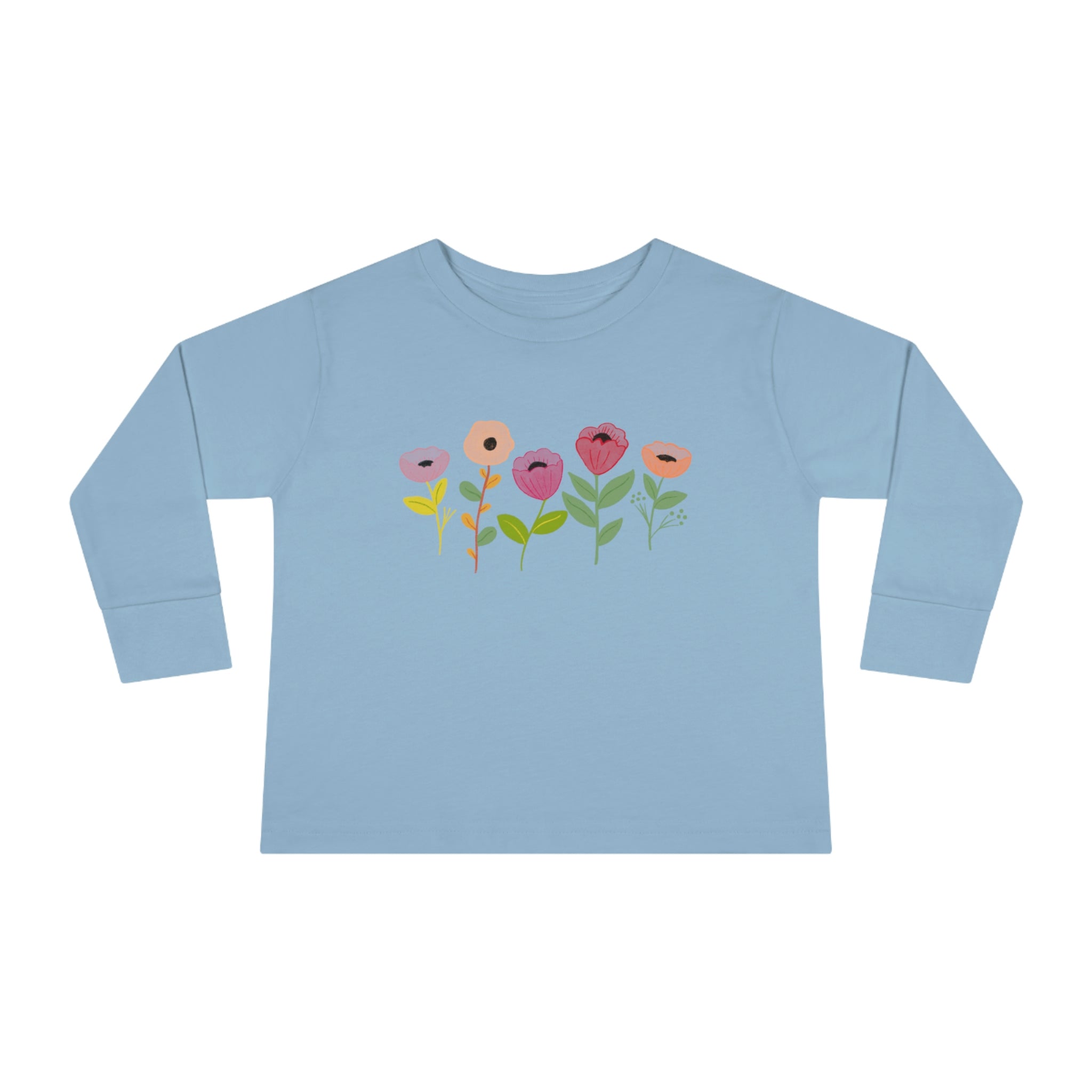 Spring Flowers Toddler Long Sleeve Tee