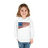 USA Flag Toddler Pullover Fleece Hoodie