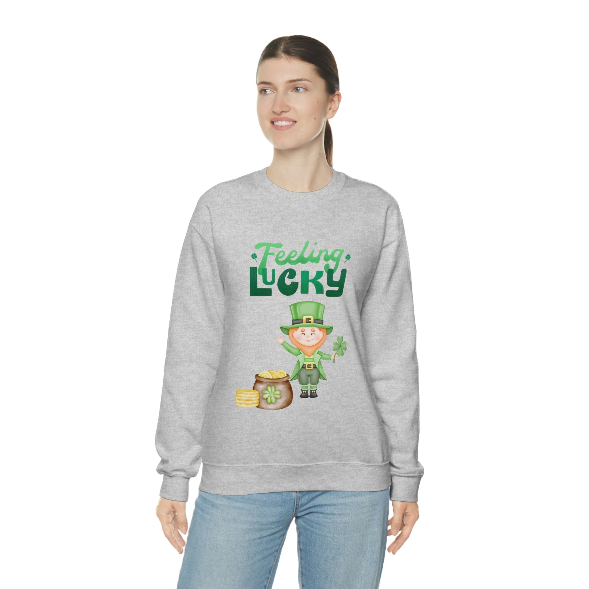 Feeling Lucky Unisex Heavy Blend™ Crewneck Sweatshirt