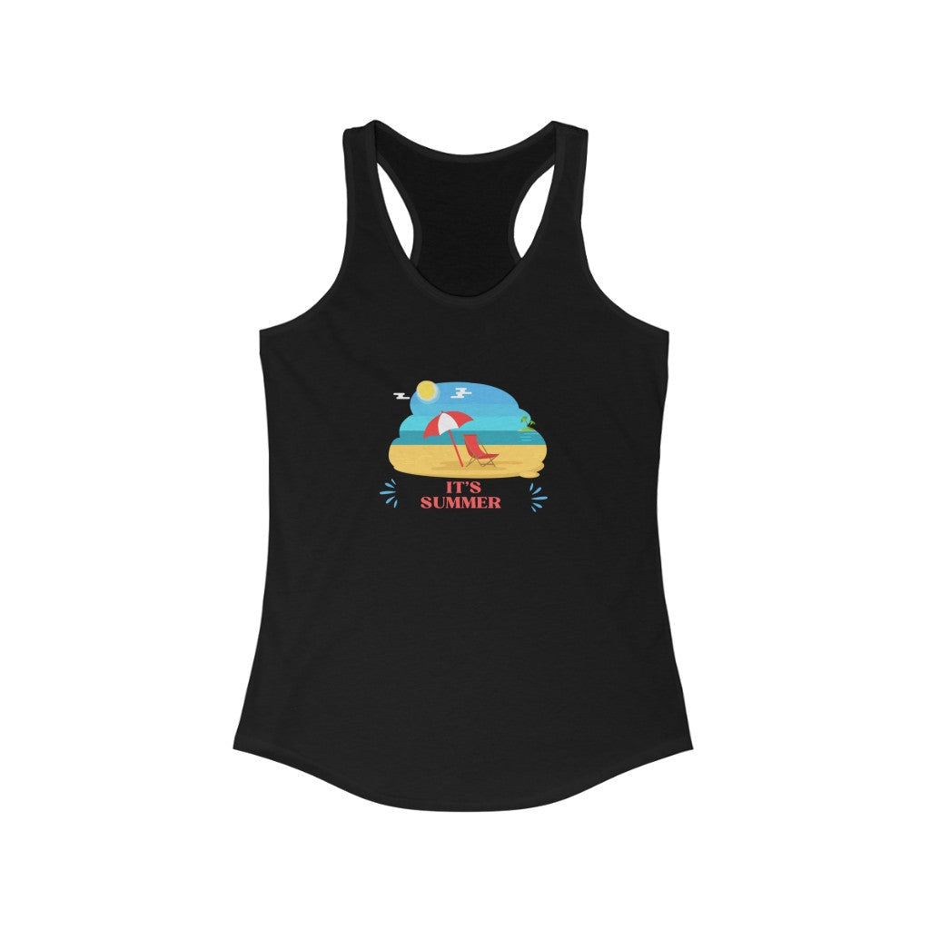 It's Summer Women's Ideal Racerback Tank