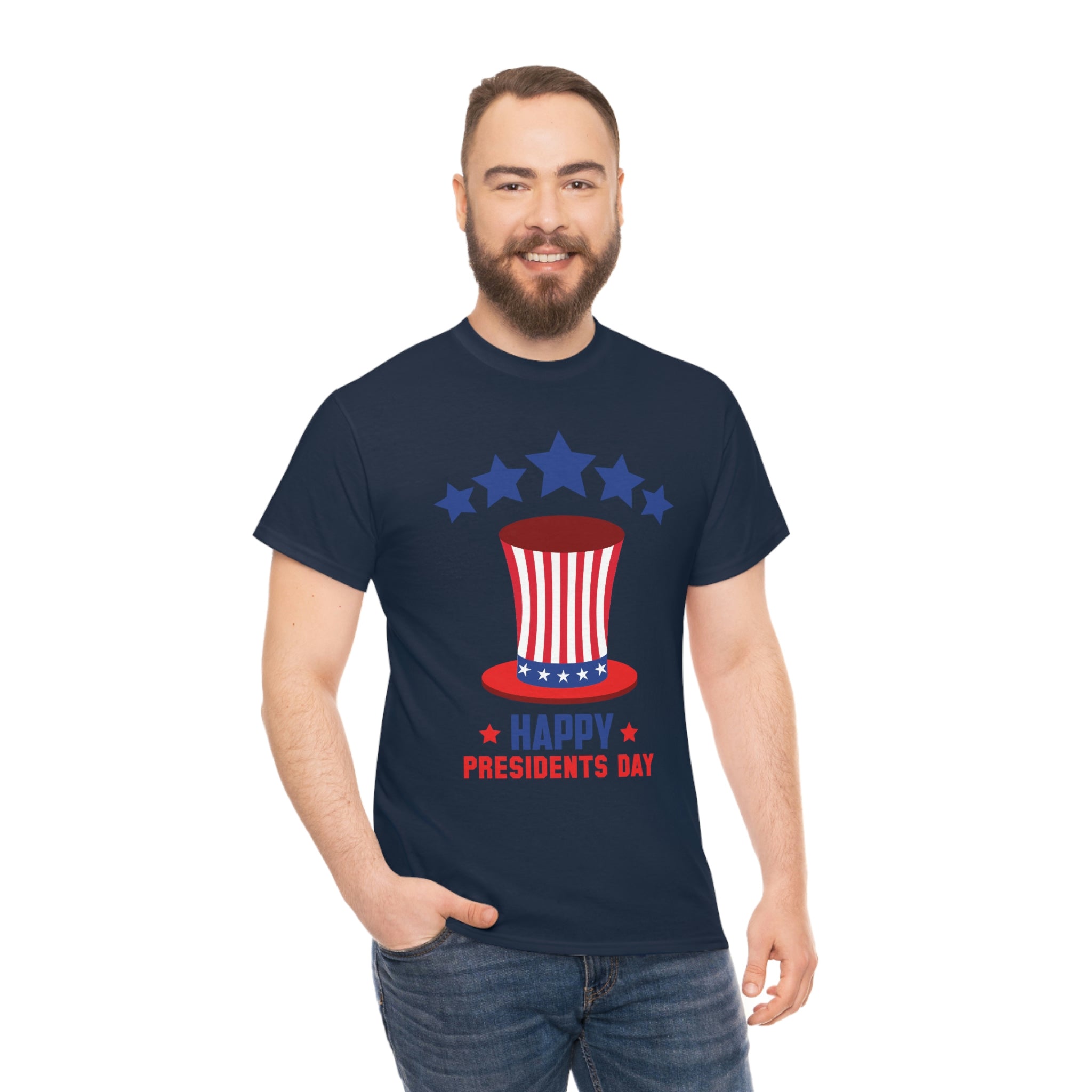 Happy President's Day Hat Unisex Heavy Cotton Tee