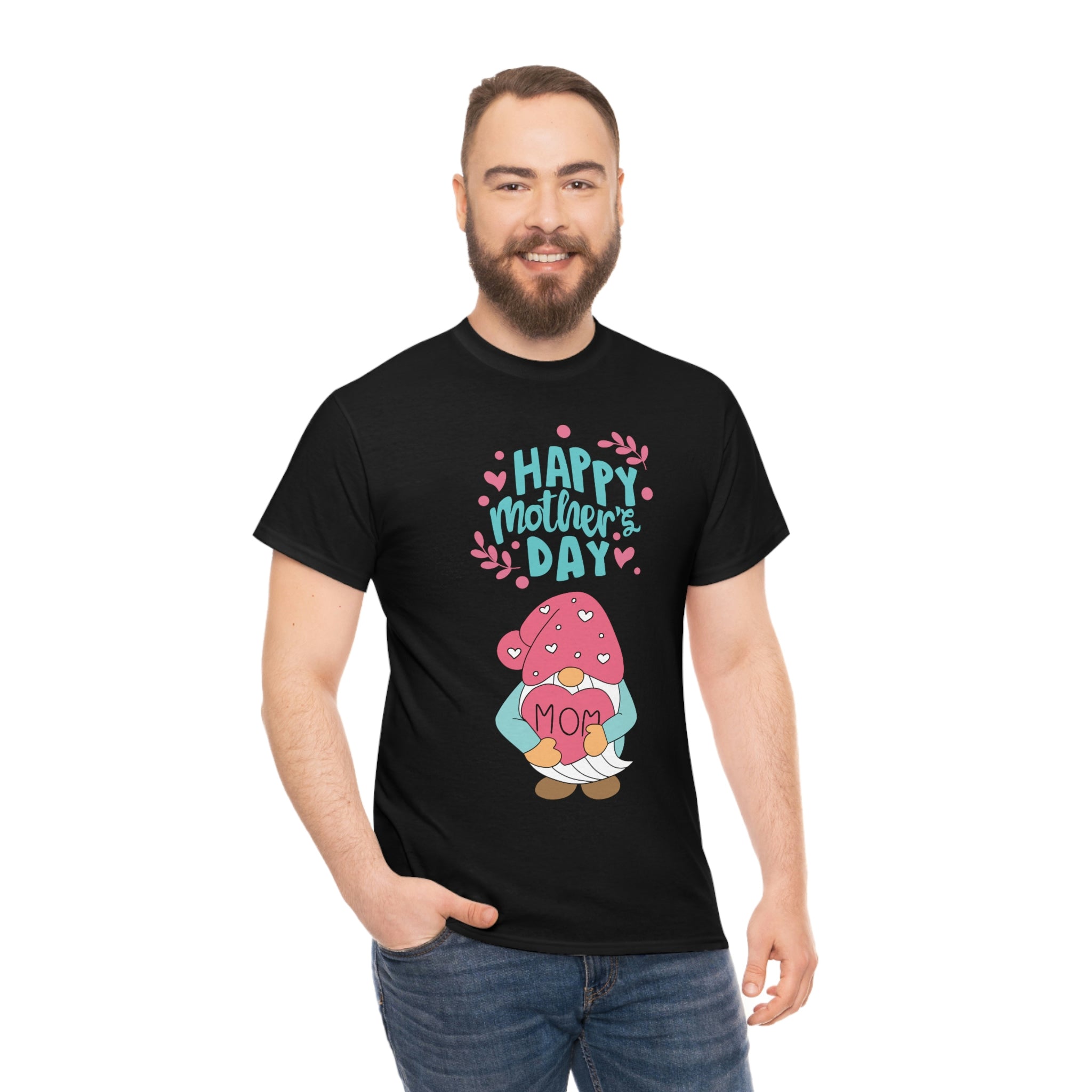 Happy Mother's Day Gnome Unisex Heavy Cotton Tee