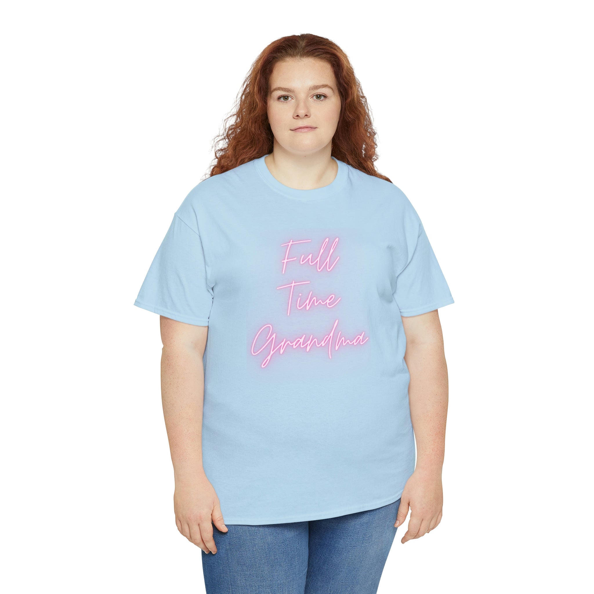 Full Time Grandma Unisex Heavy Cotton Tee