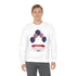 Happy President's Day Stars & Stripe Unisex Heavy Blend™ Crewneck Sweatshirt