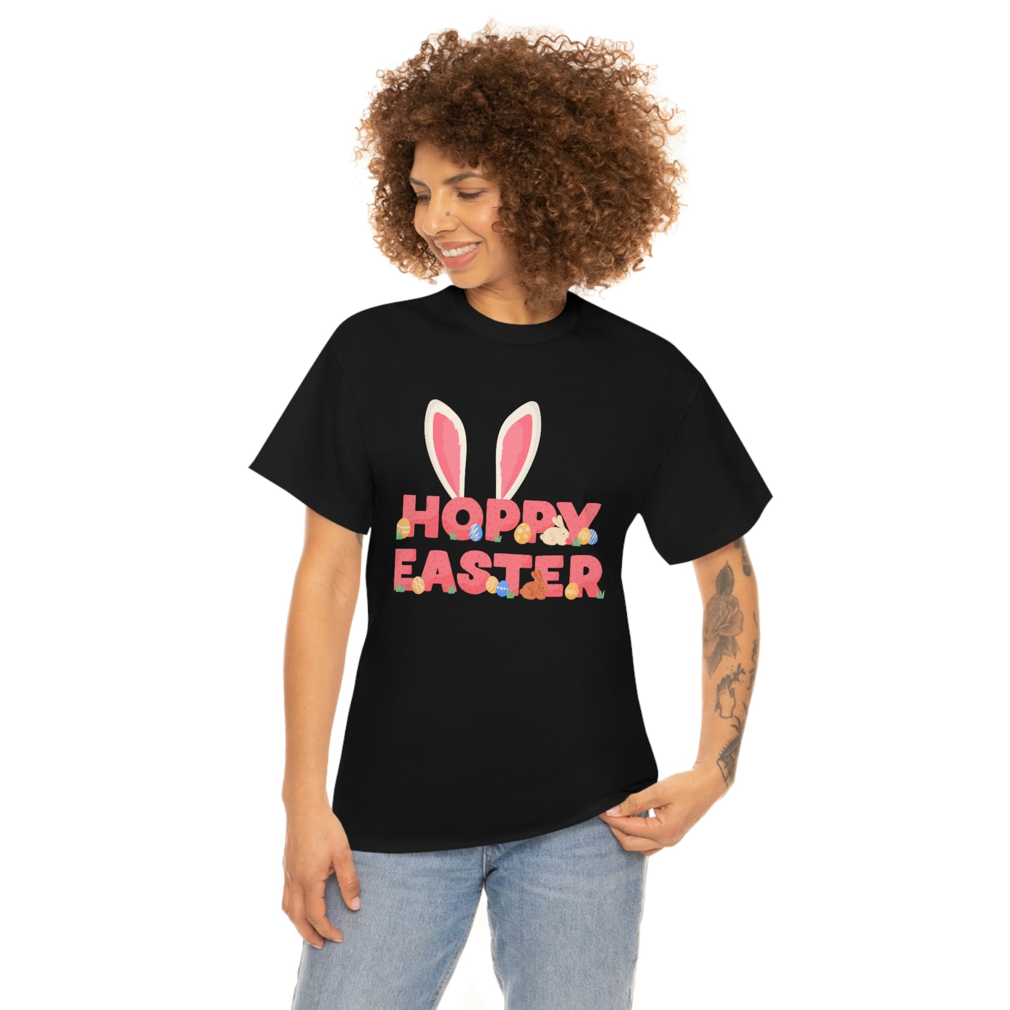 The Hoppy Easter Unisex Heavy Cotton Tee