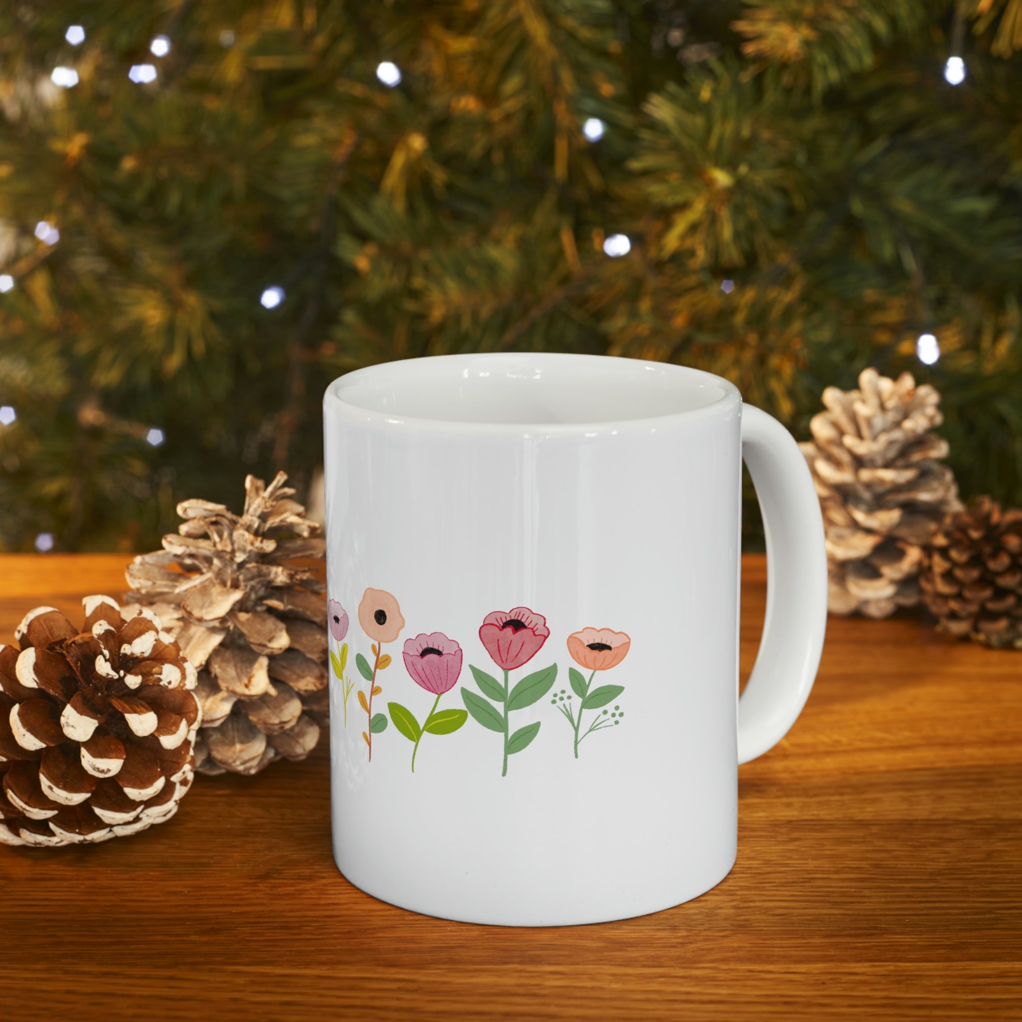 Spring Flowers Ceramic Mug 11oz