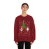 Merry & Bright Holidays Christmas Unisex Heavy Blend™ Crewneck Sweatshirt