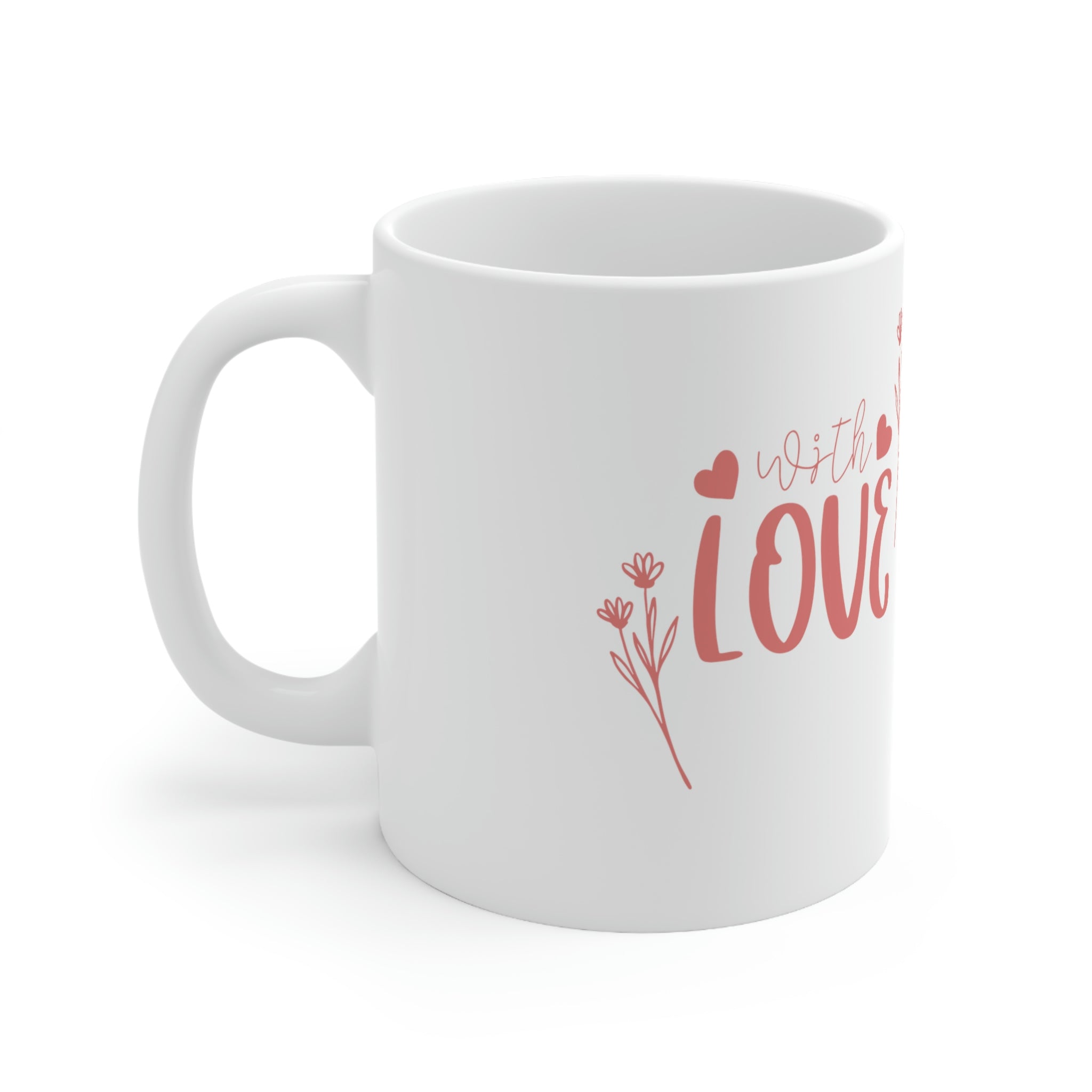 With Love Ceramic Mug 11oz