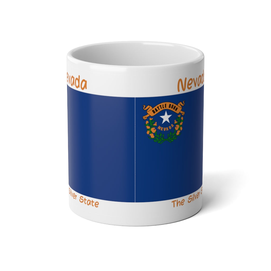 Nevada State Flag Jumbo Mug, 20oz