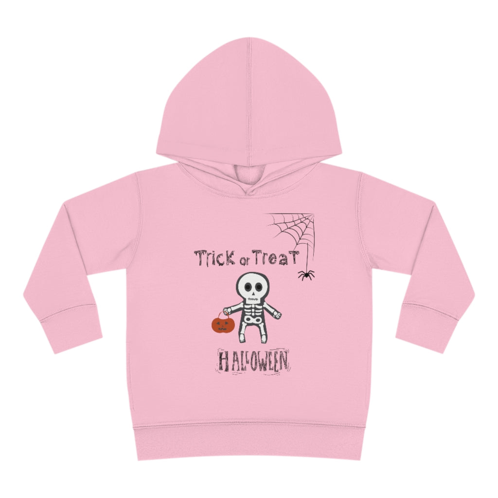 Trick or Treat Halloween Toddler Pullover Fleece Hoodie