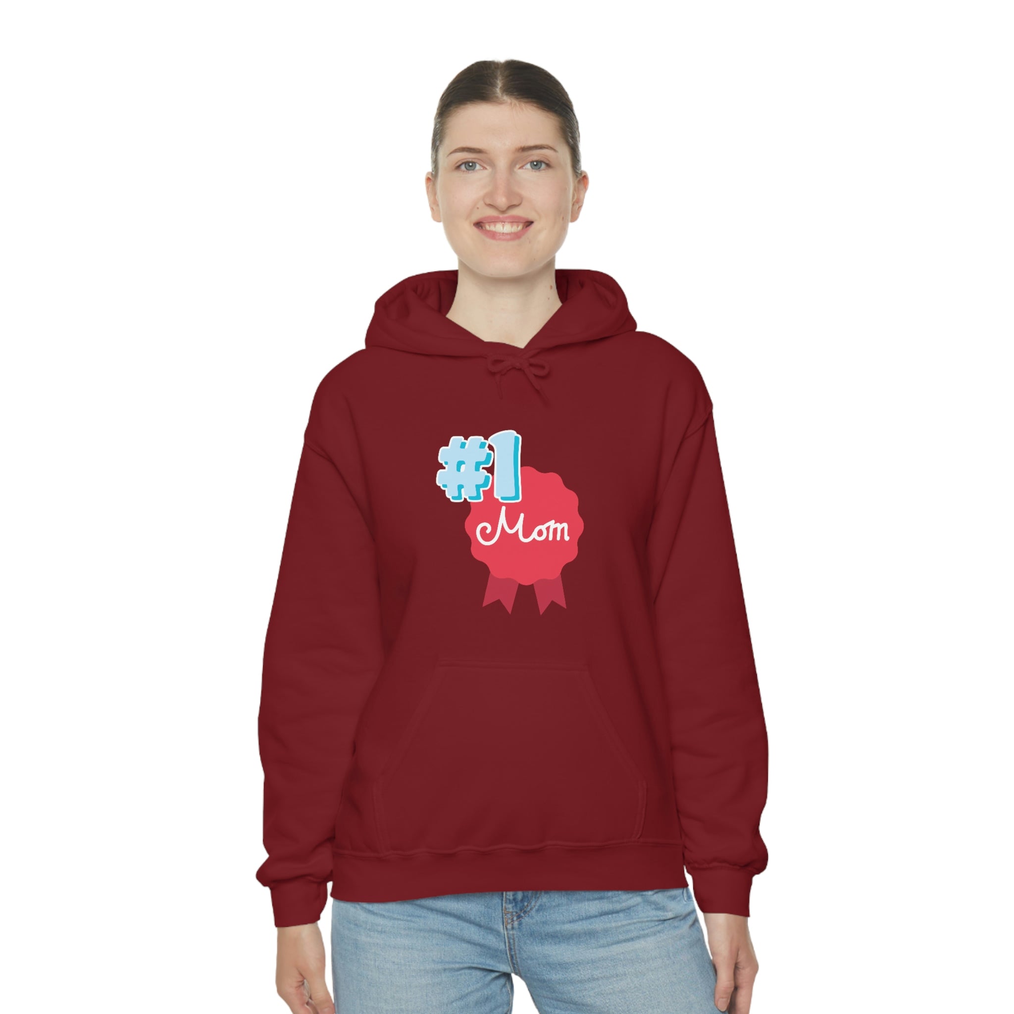 Mom You're No.1 Unisex Heavy Blend™ Hooded Sweatshirt