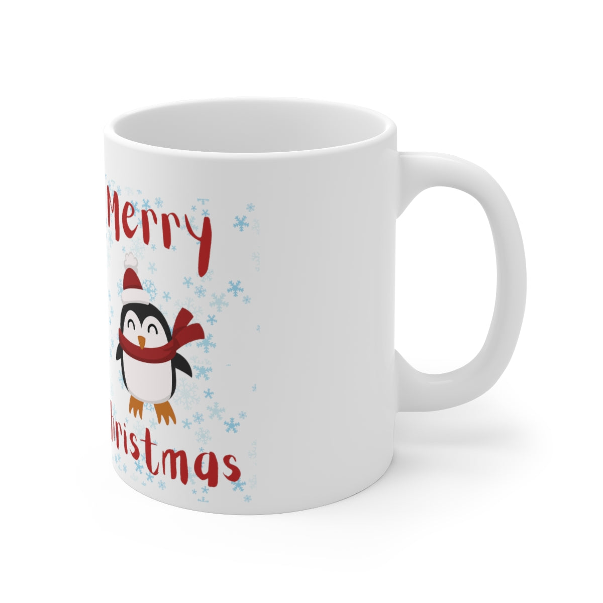 Cute Penguin Christmas Ceramic Mug 11oz