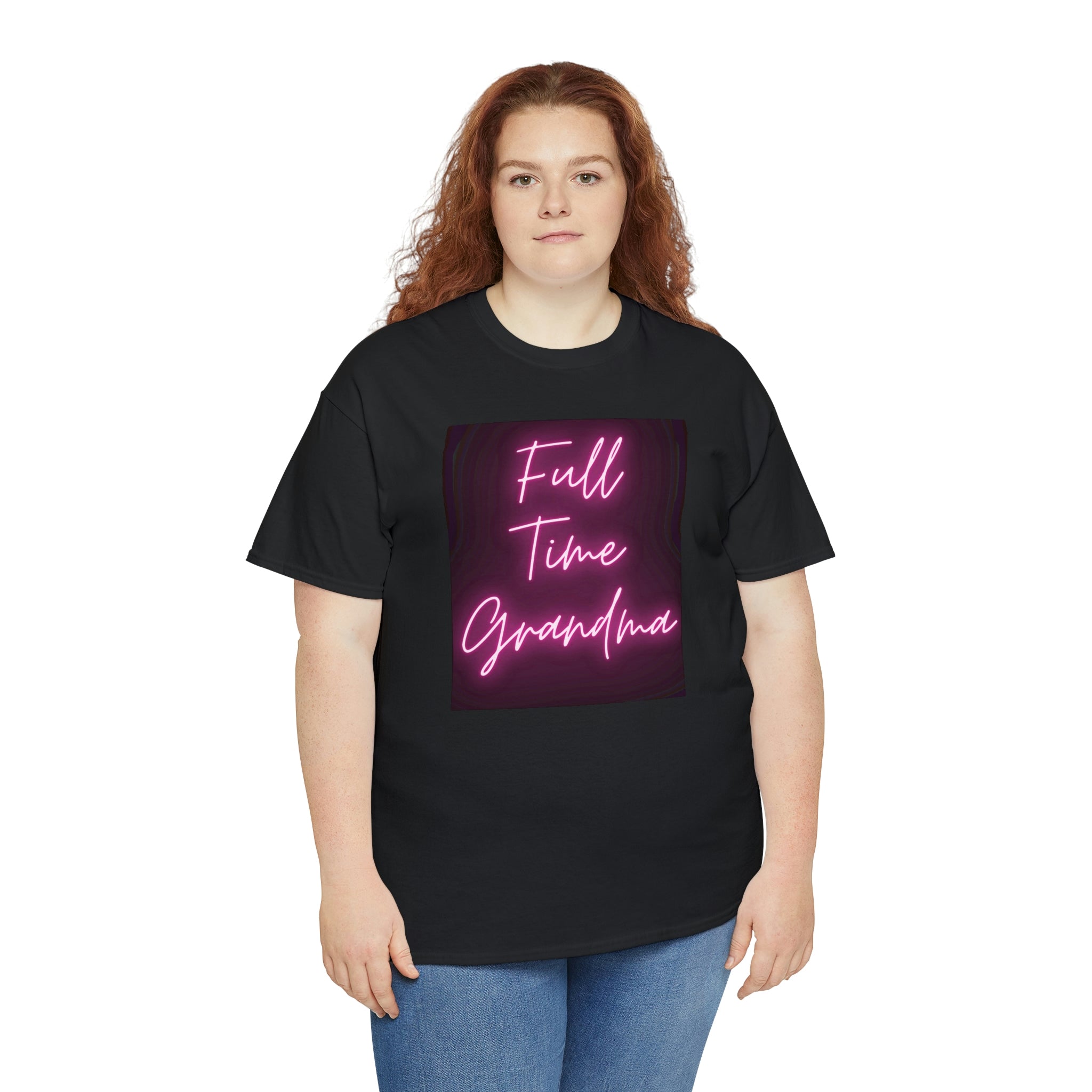 Full Time Grandma Unisex Heavy Cotton Tee