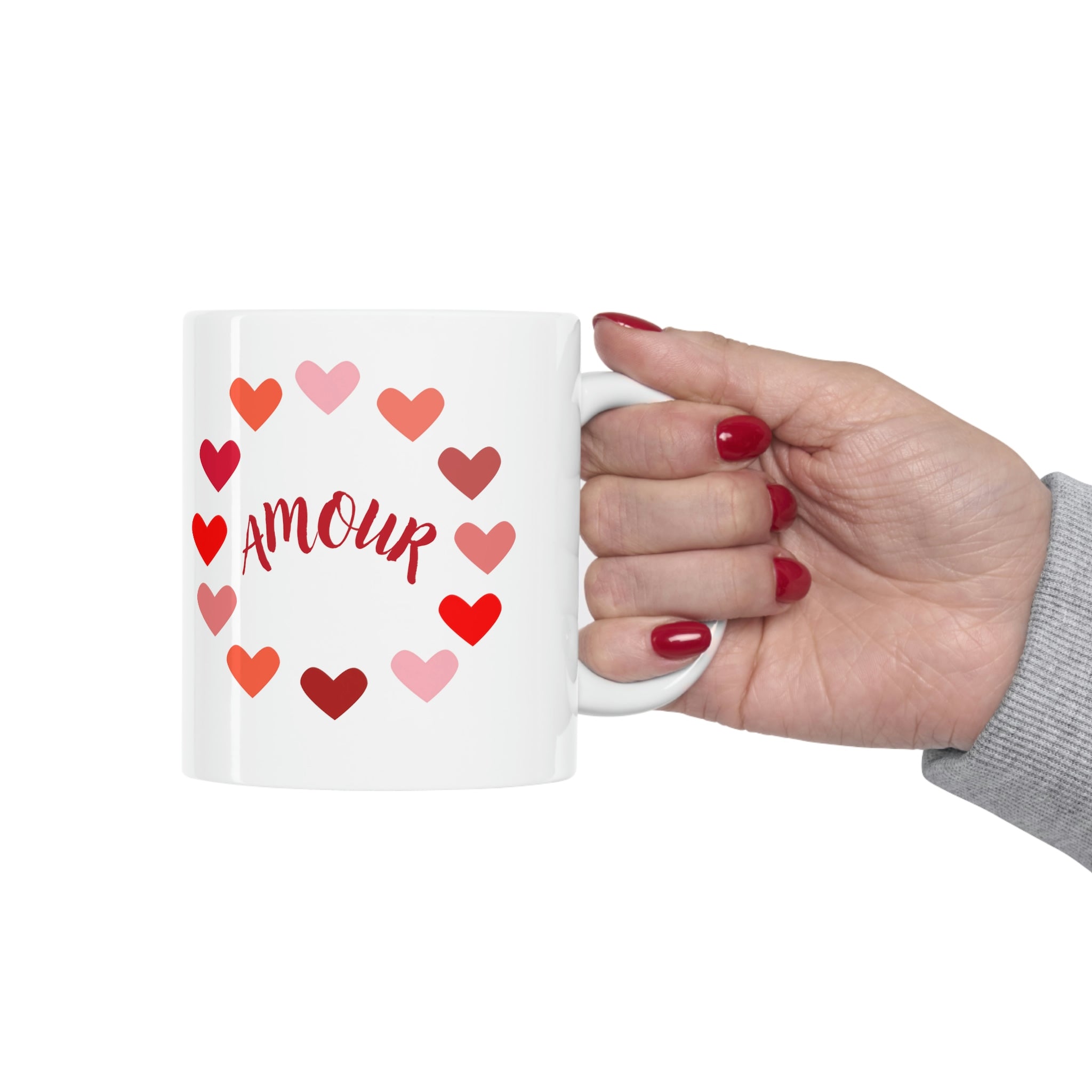 Amour Ceramic Mug 11oz