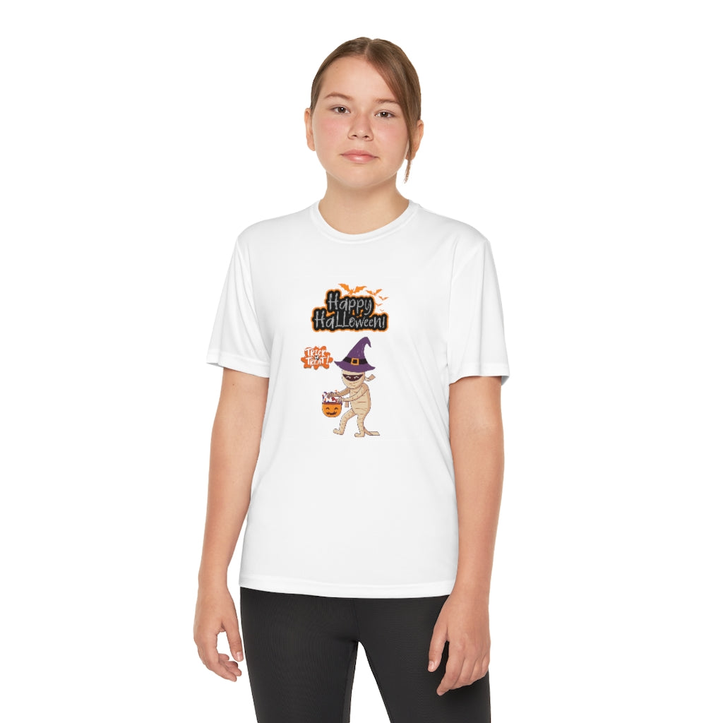 Happy Halloween Mummy Youth Competitor Tee