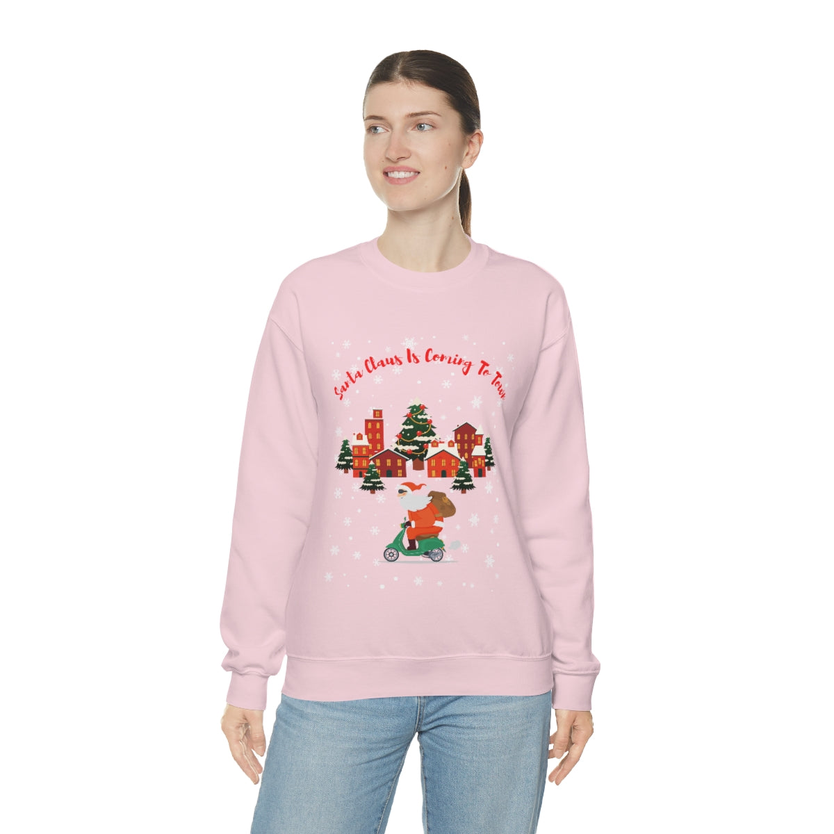 Santa Claus Is Coming To Town Unisex Heavy Blend™ Crewneck Sweatshirt