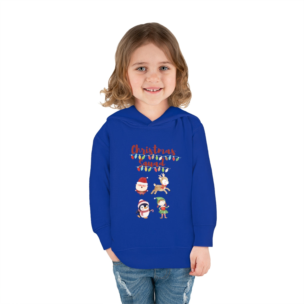 Christmas Squad Toddler Pullover Fleece Hoodie