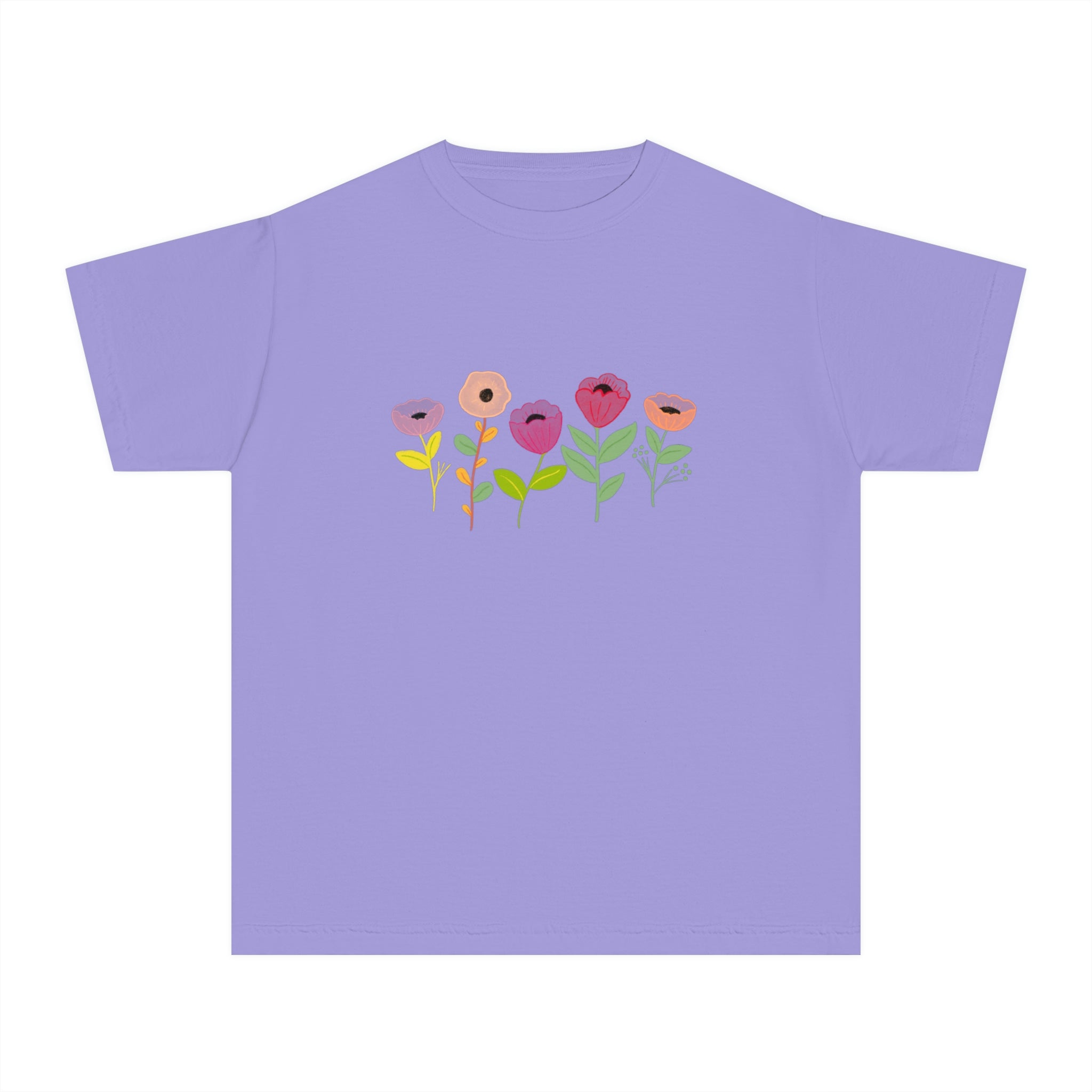 Spring Flowers Youth Midweight Tee