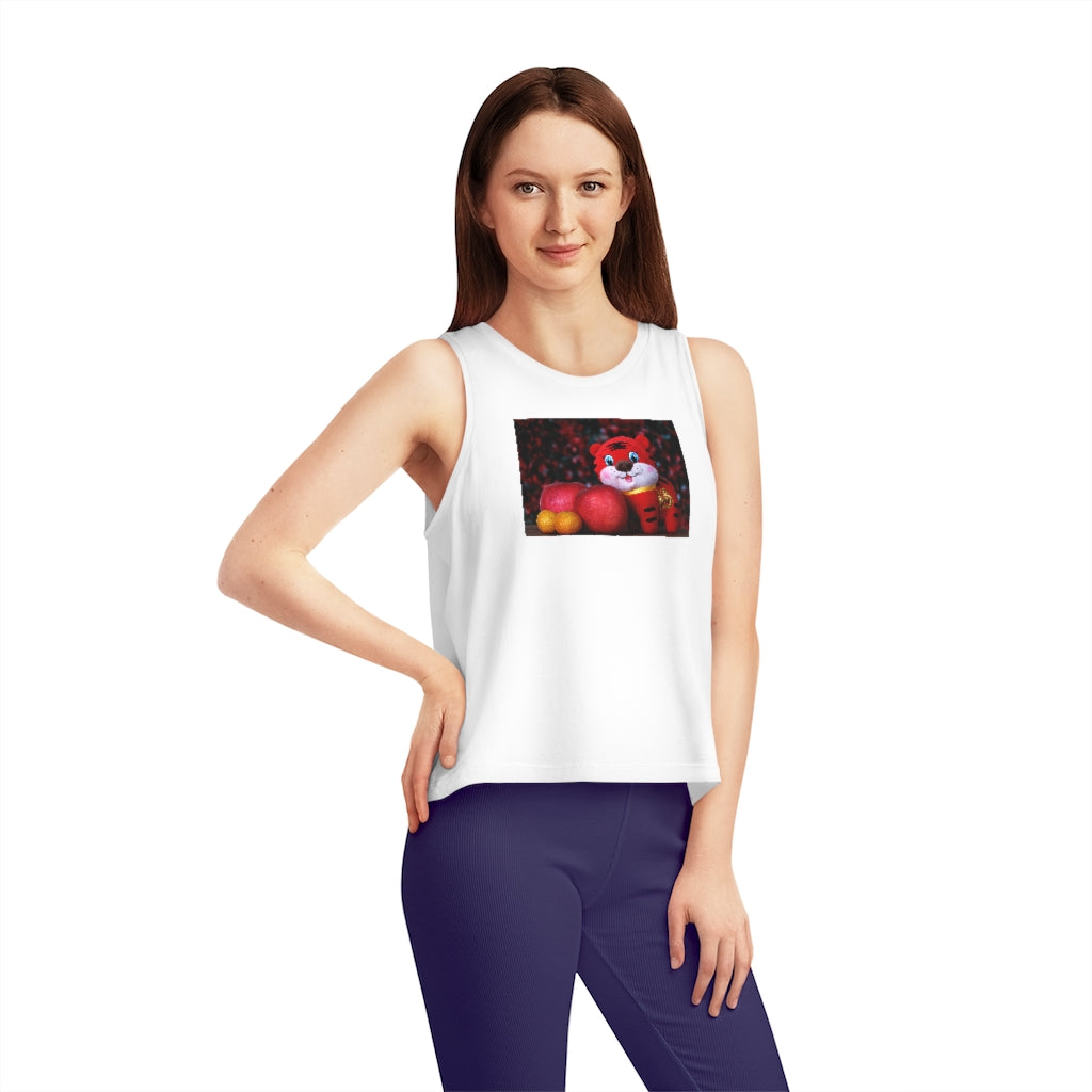 Tiger Women's  Dancer Cropped Tank Top