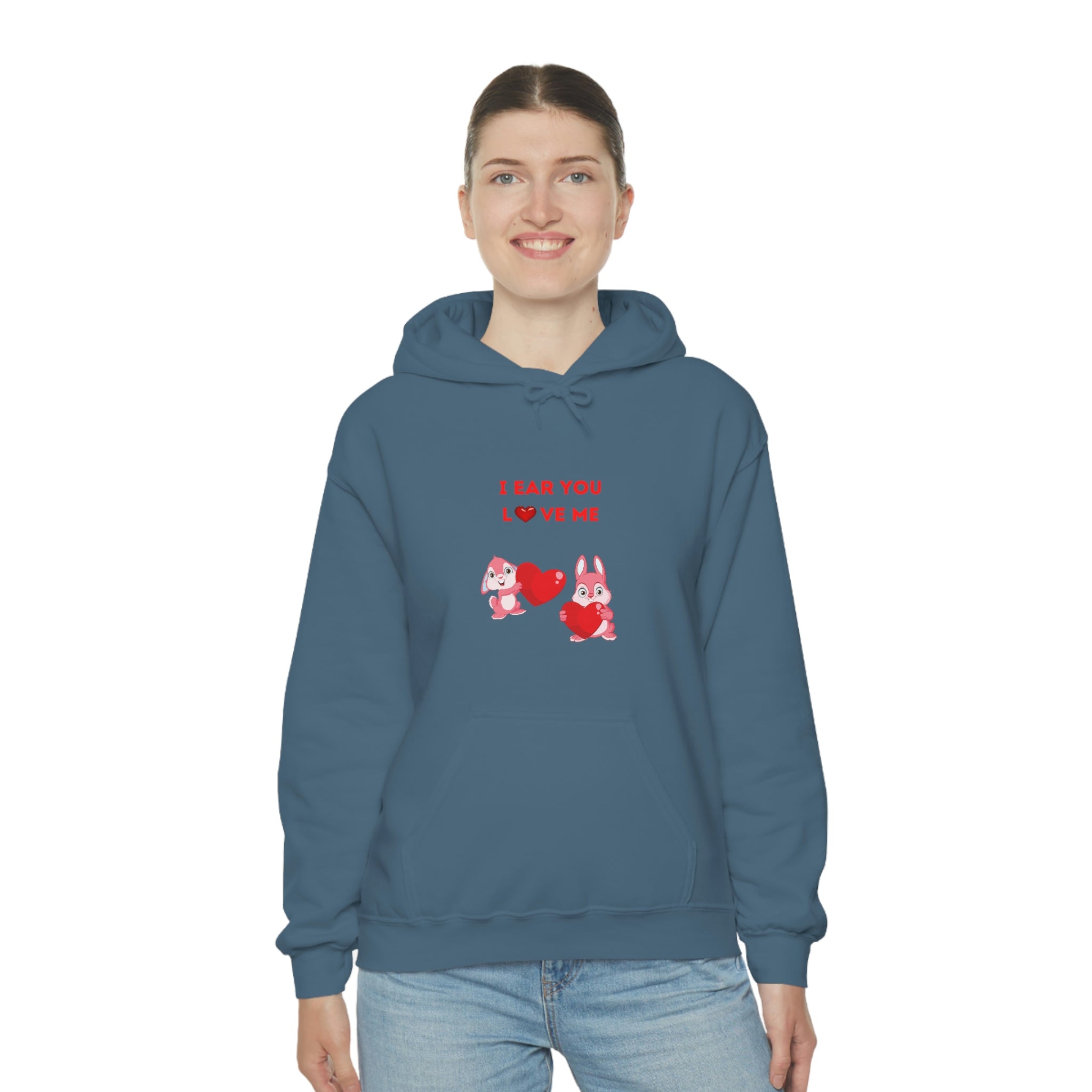 I Ear You Love Me Unisex Heavy Blend™ Hooded Sweatshirt