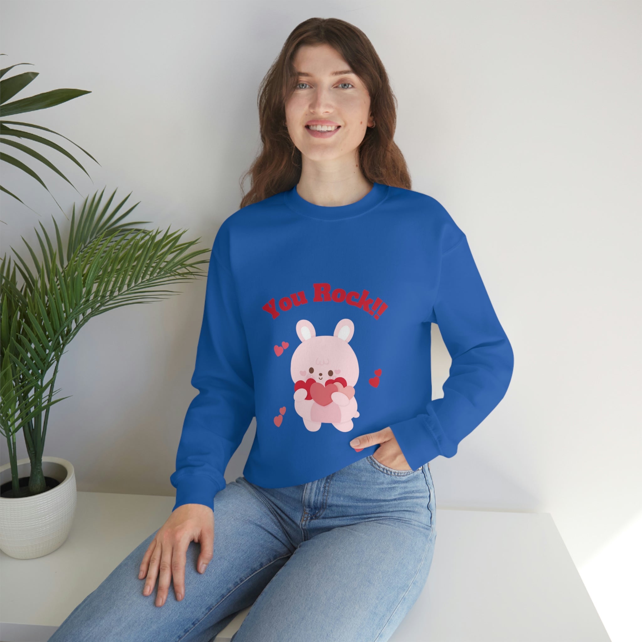 You Rock Unisex Heavy Blend™ Crewneck Sweatshirt