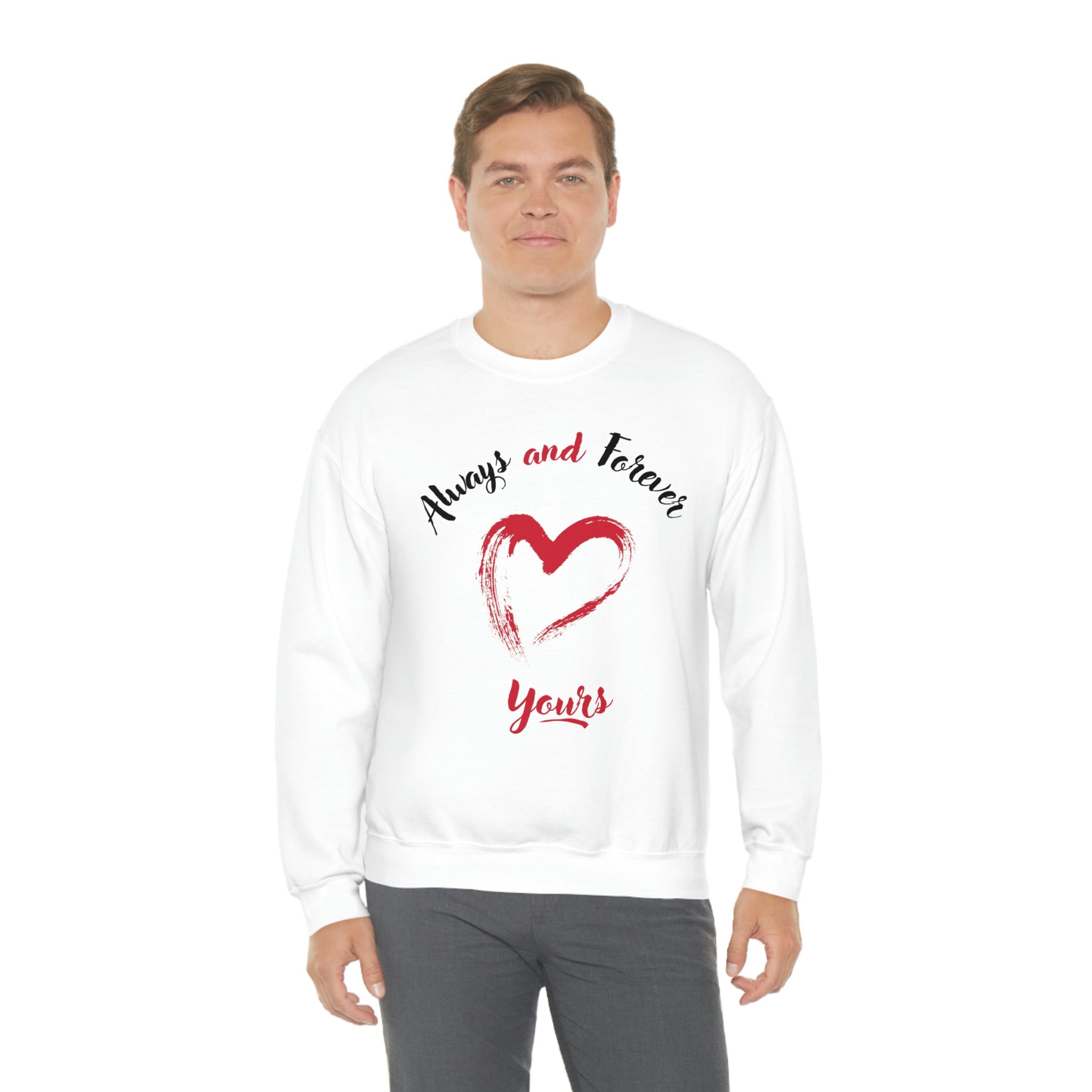 Always And Forever Yours Unisex Heavy Blend™ Crewneck Sweatshirt