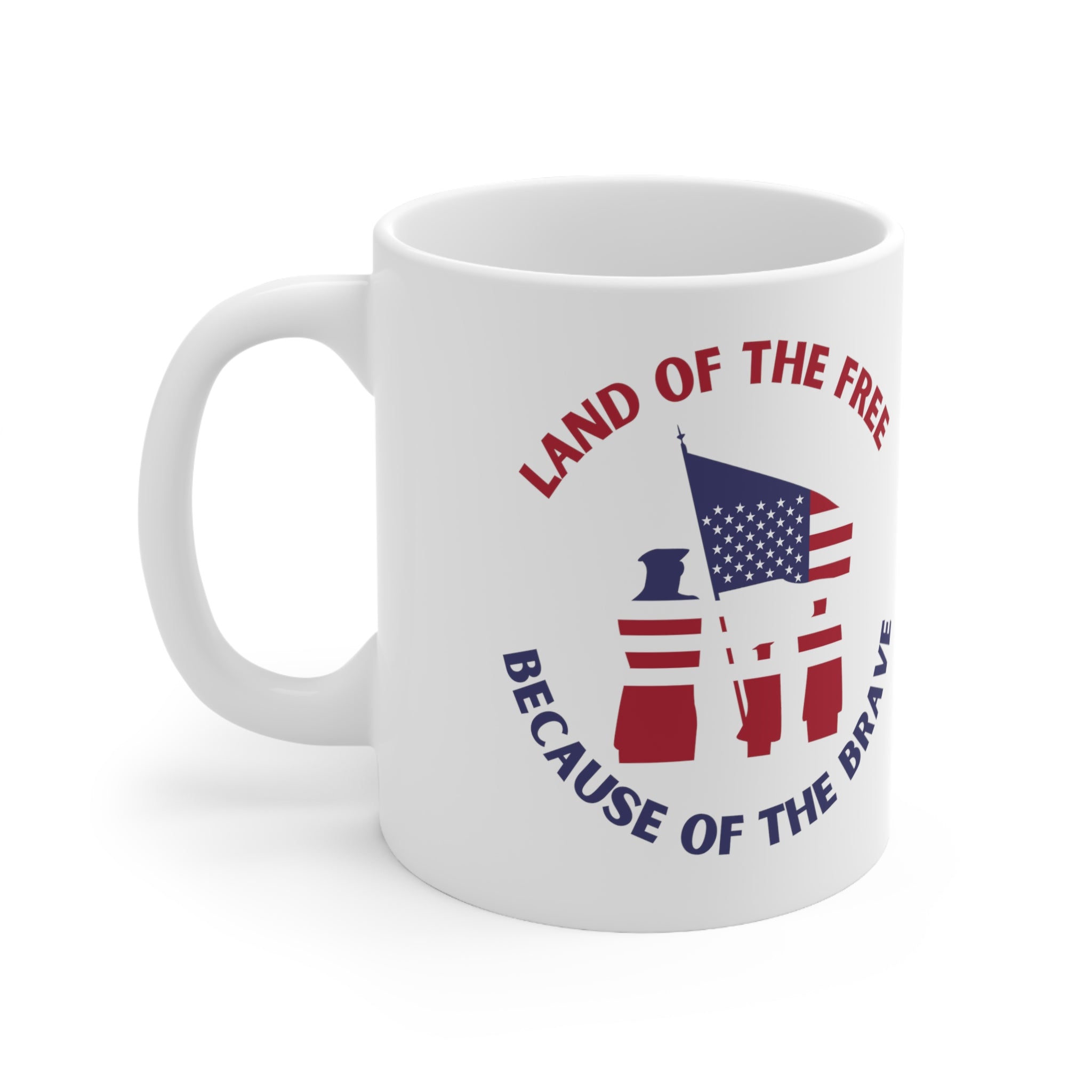 Memorial Day Land Of The Free Ceramic Mug 11oz