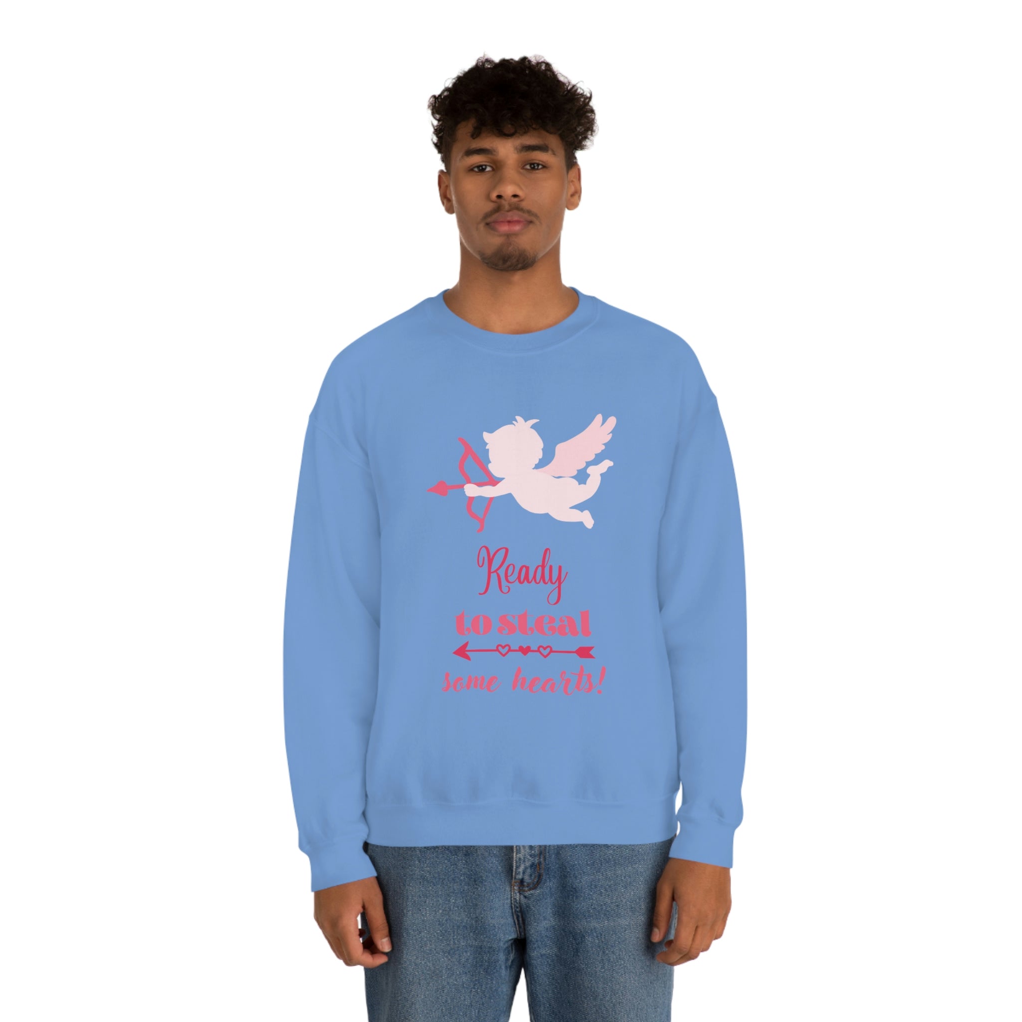 Ready To Steal Some Hearts!! Unisex Heavy Blend™ Crewneck Sweatshirt