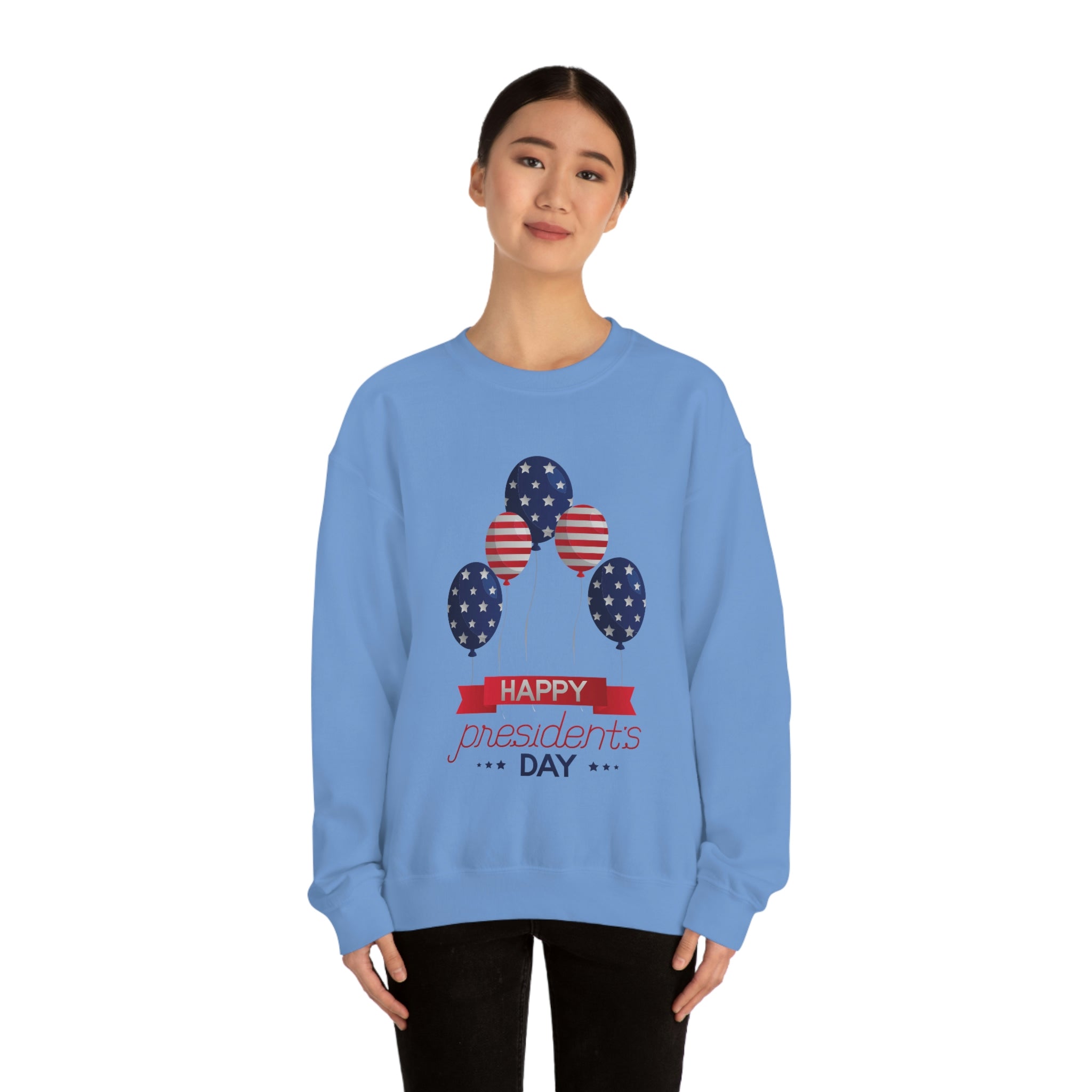 Happy President's Day Stars & Stripe Unisex Heavy Blend™ Crewneck Sweatshirt