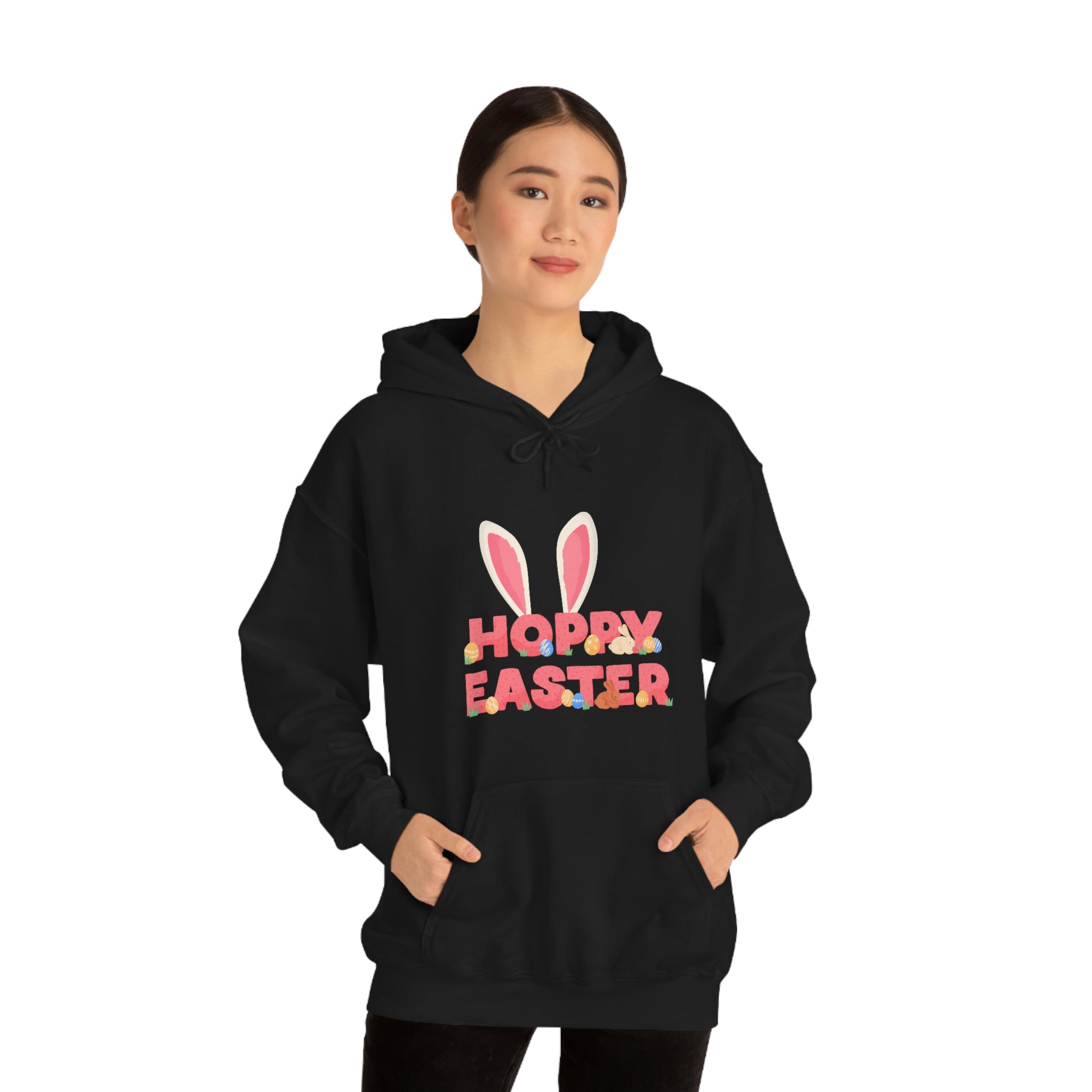 The Hoppy Easter Unisex Heavy Blend™ Hooded Sweatshirt