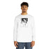 Skeleton Piano Player Long Sleeve Crewneck Tee