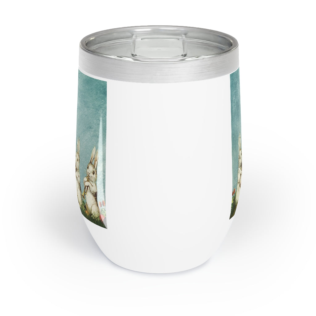 Happy Easter Chill Wine Tumbler