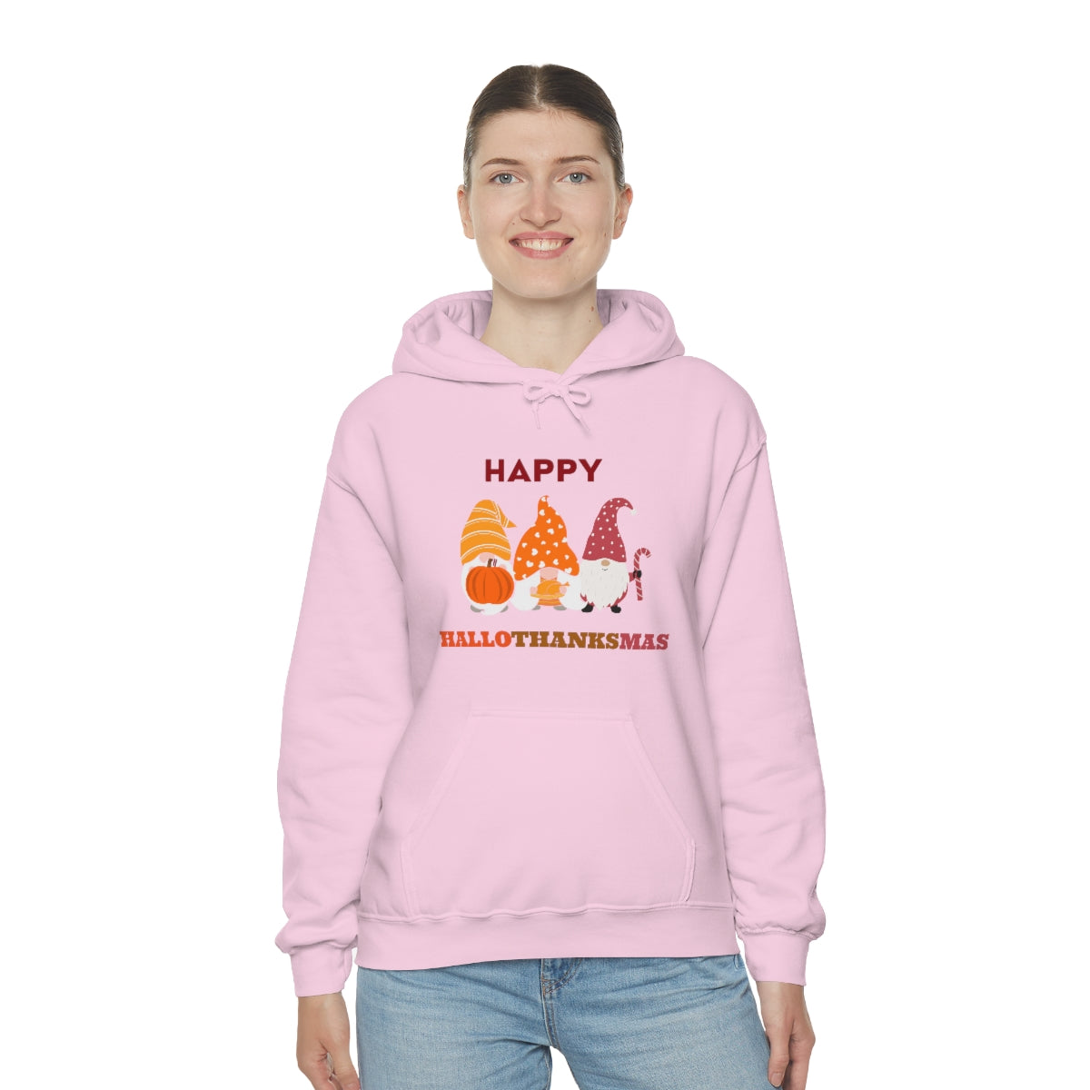 Happy Hallothanksmas Unisex Heavy Blend™ Hooded Sweatshirt