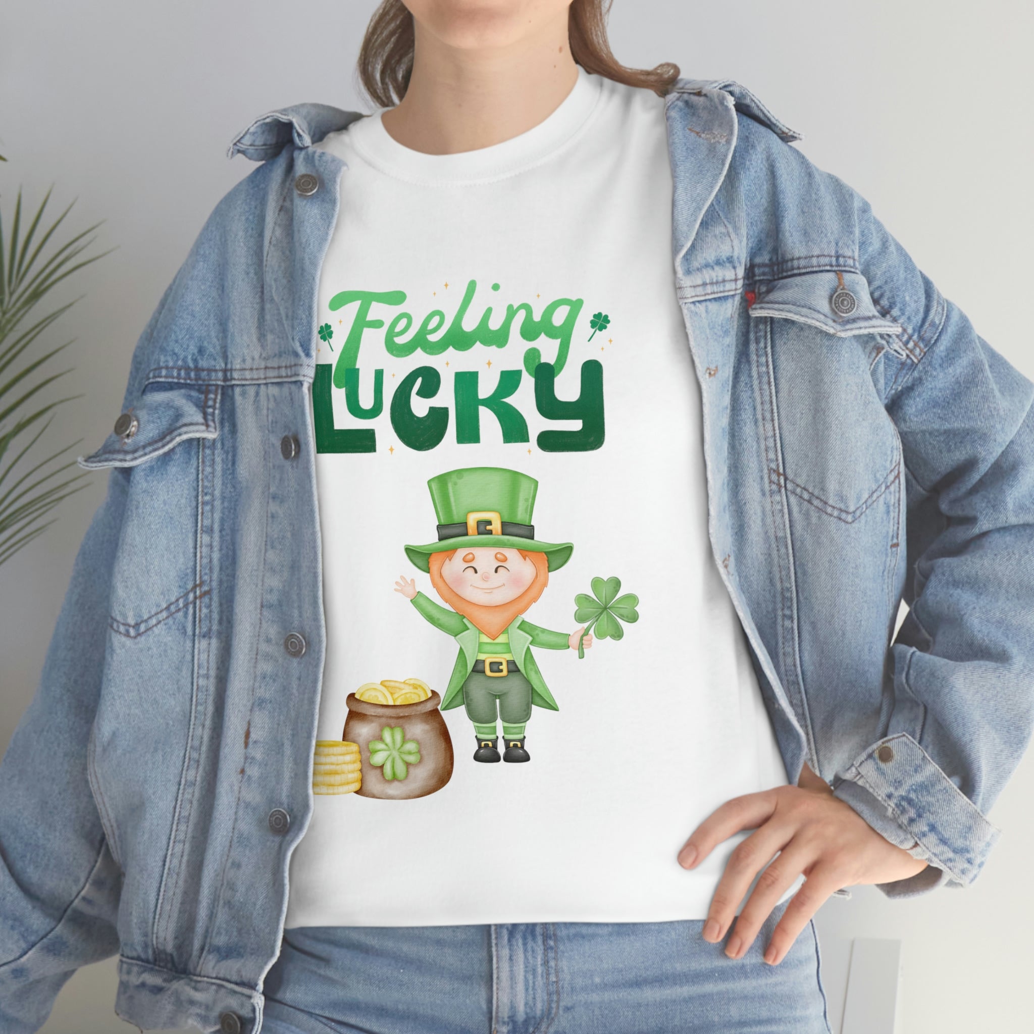 Feeling Lucky Unisex Heavy Cotton Tee