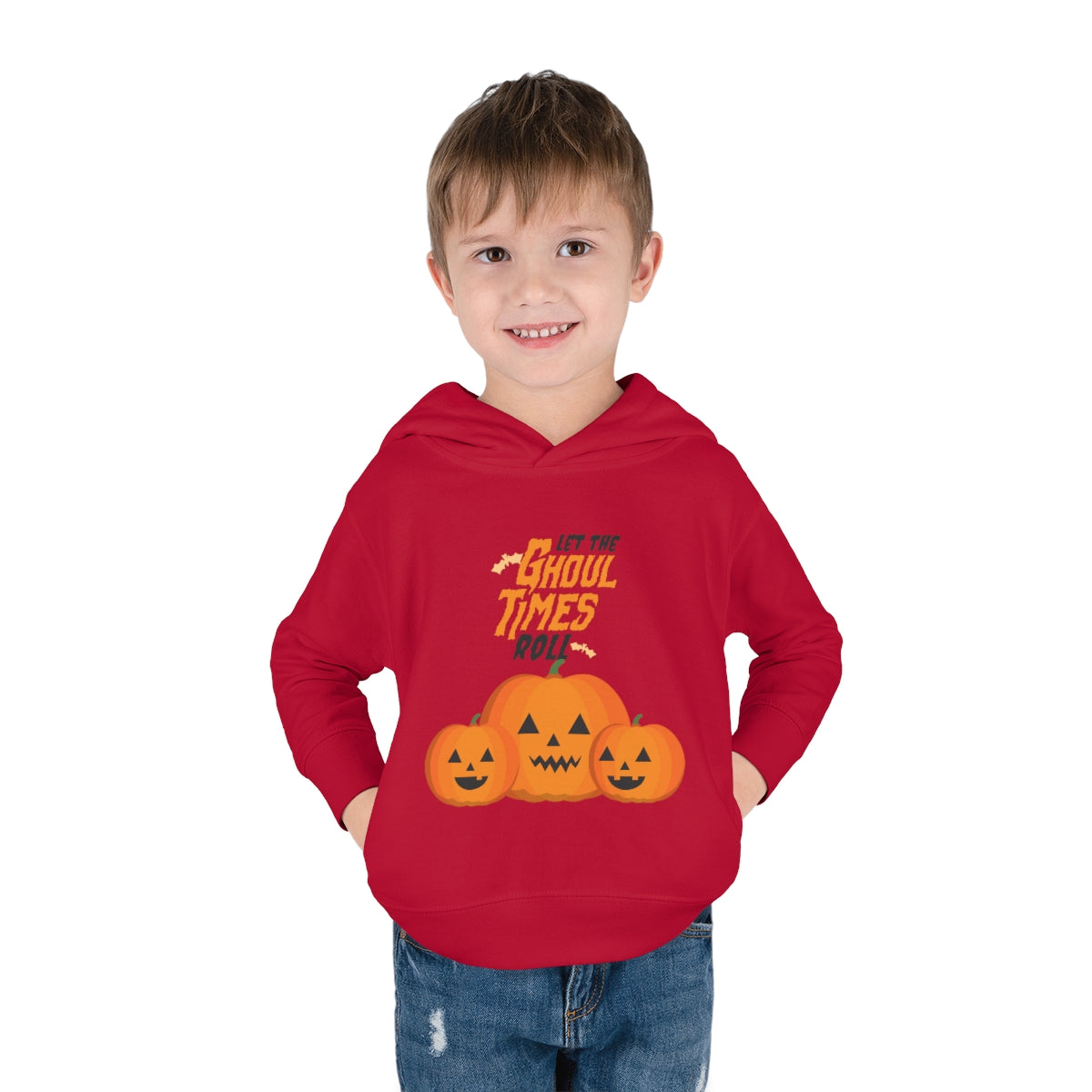 Let The Ghoul Times Roll Toddler Pullover Fleece Hoodie