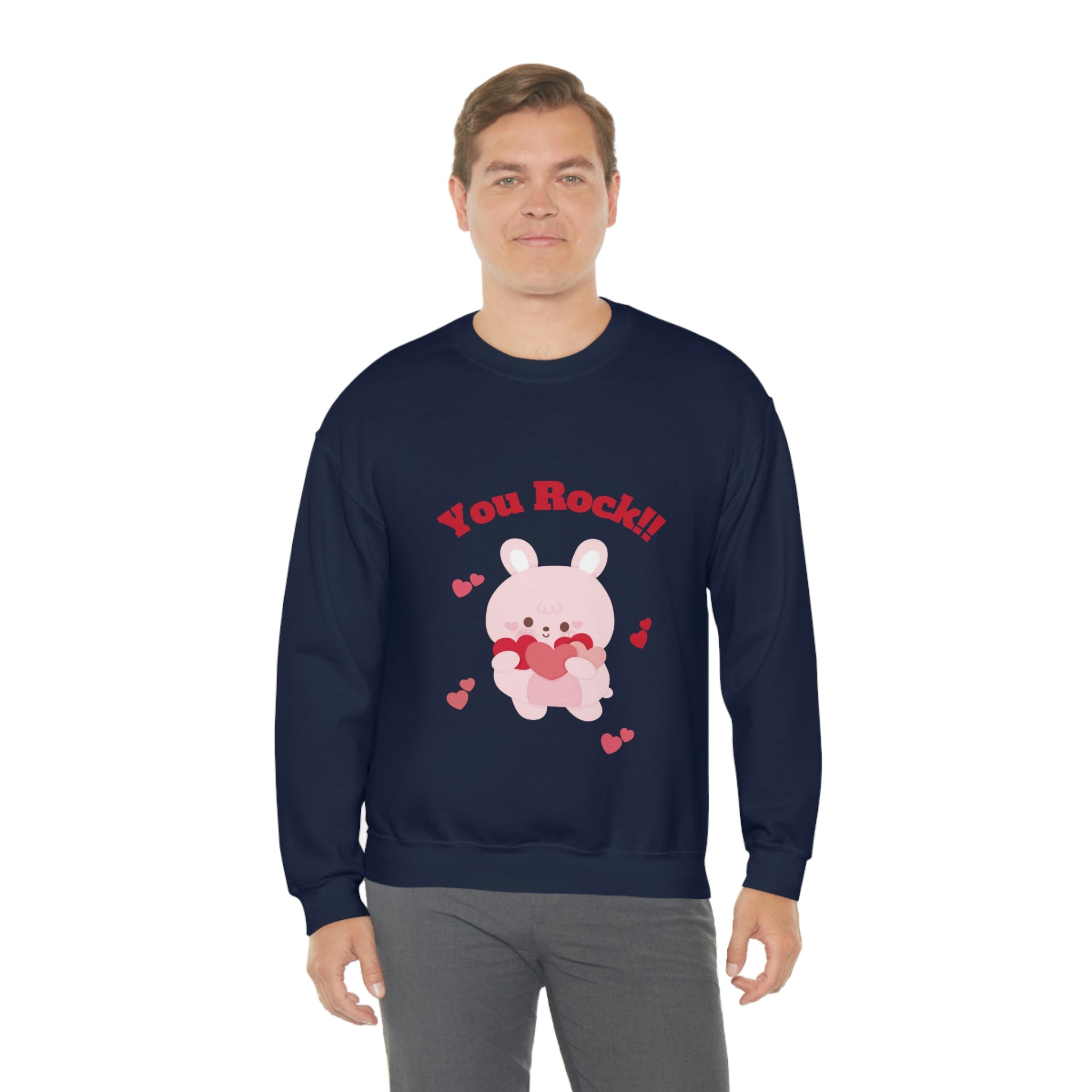You Rock Unisex Heavy Blend™ Crewneck Sweatshirt